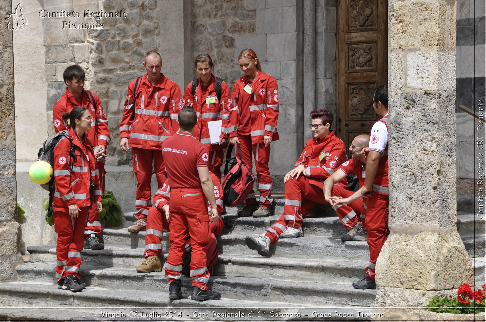 Vinadio 12 Luglio 2014 - Gara Regionale di 1 Soccorso - Croce Rossa Italiana- Comitato Regionale del Piemonte