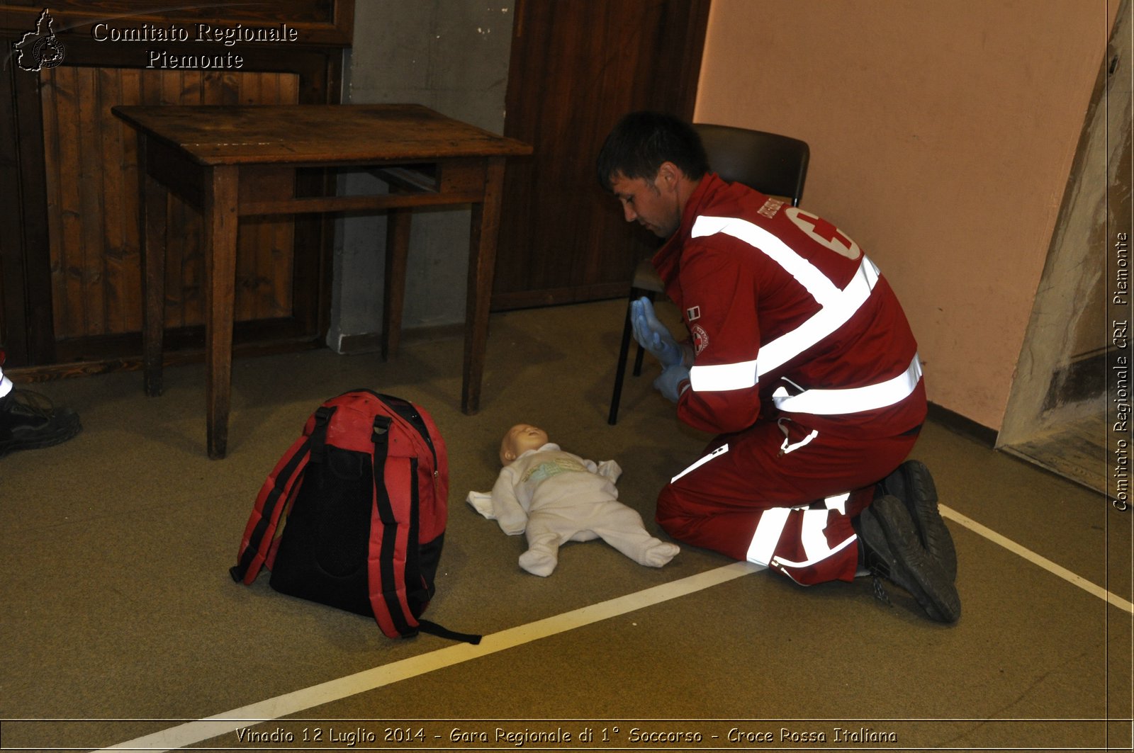 Vinadio 12 Luglio 2014 - Gara Regionale di 1 Soccorso - Croce Rossa Italiana- Comitato Regionale del Piemonte