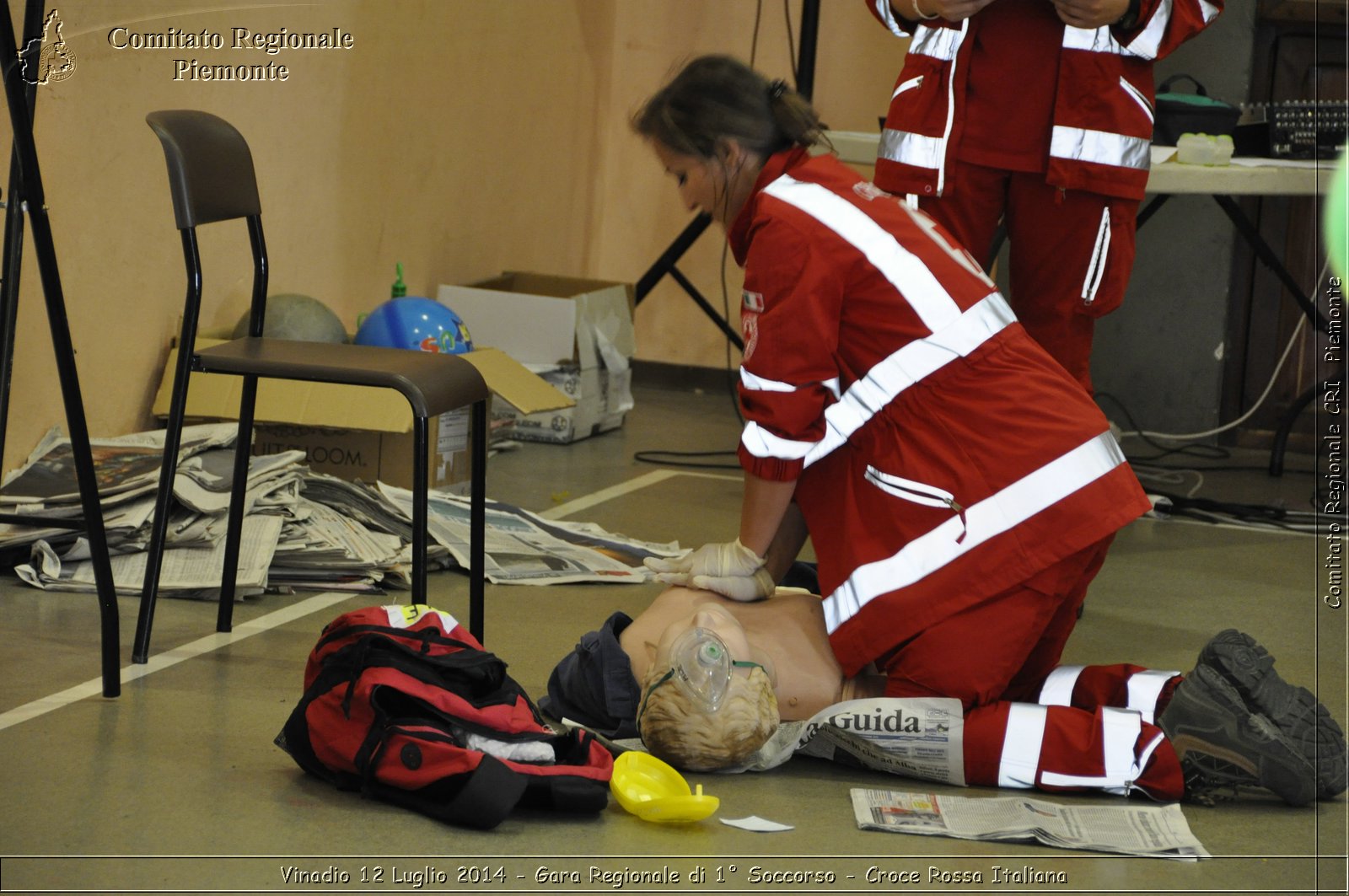 Vinadio 12 Luglio 2014 - Gara Regionale di 1 Soccorso - Croce Rossa Italiana- Comitato Regionale del Piemonte