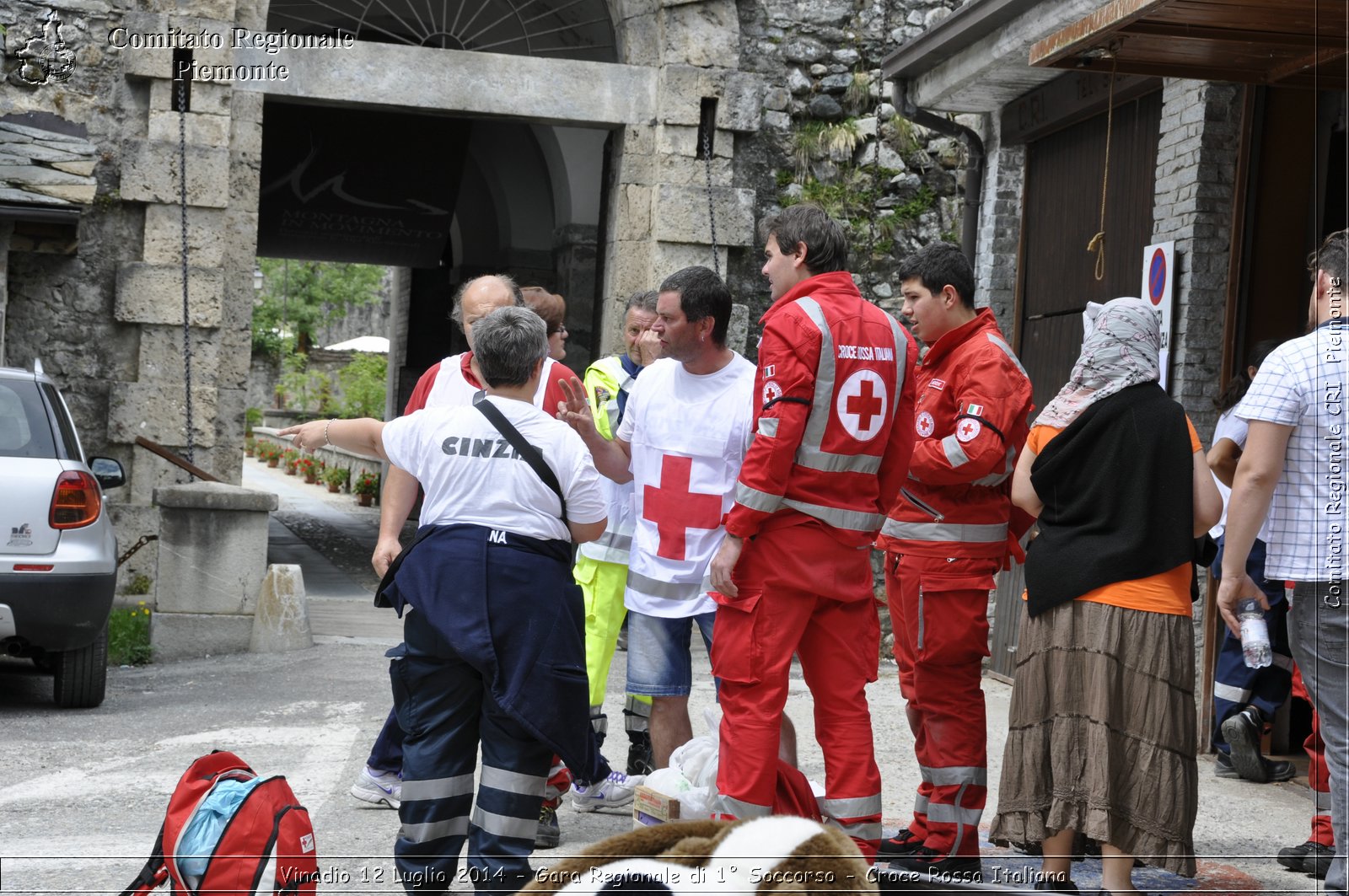 Vinadio 12 Luglio 2014 - Gara Regionale di 1 Soccorso - Croce Rossa Italiana- Comitato Regionale del Piemonte