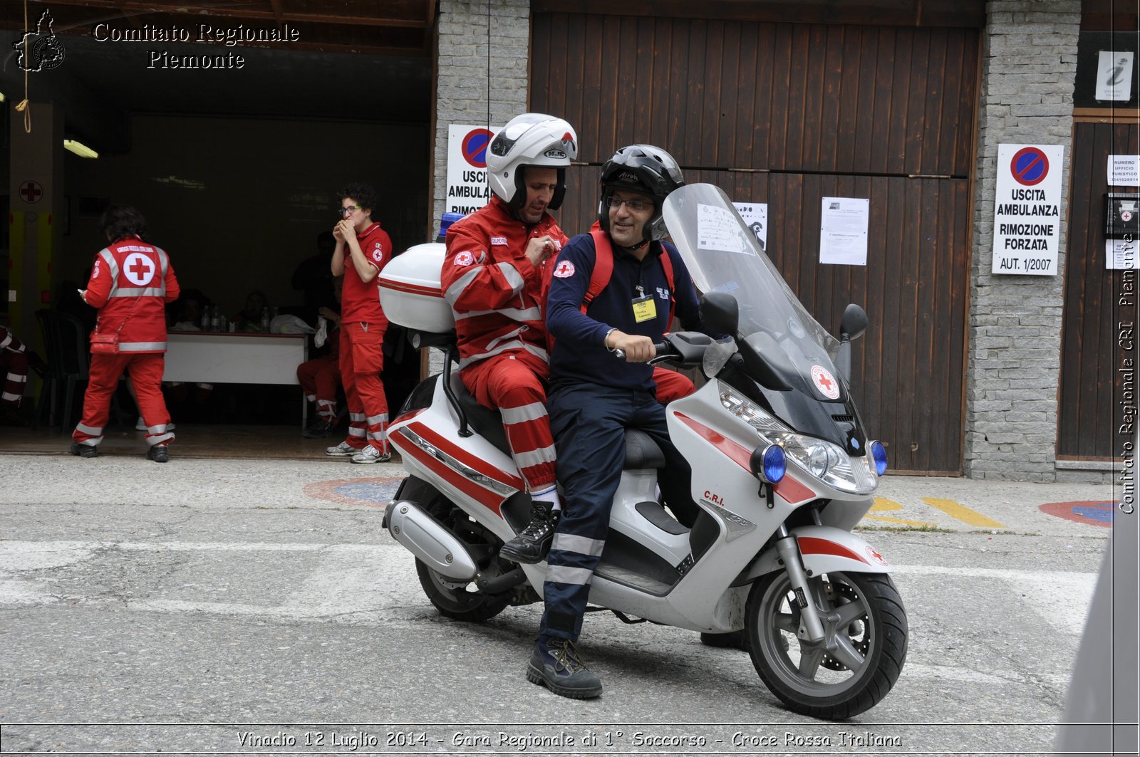 Vinadio 12 Luglio 2014 - Gara Regionale di 1 Soccorso - Croce Rossa Italiana- Comitato Regionale del Piemonte