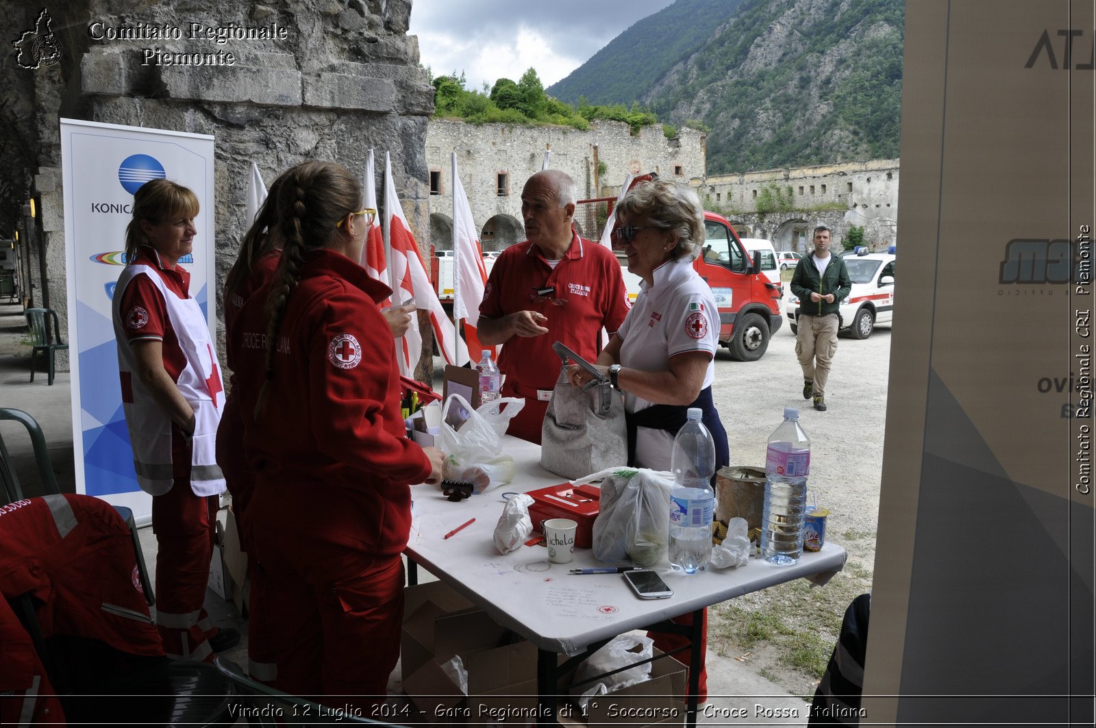 Vinadio 12 Luglio 2014 - Gara Regionale di 1 Soccorso - Croce Rossa Italiana- Comitato Regionale del Piemonte