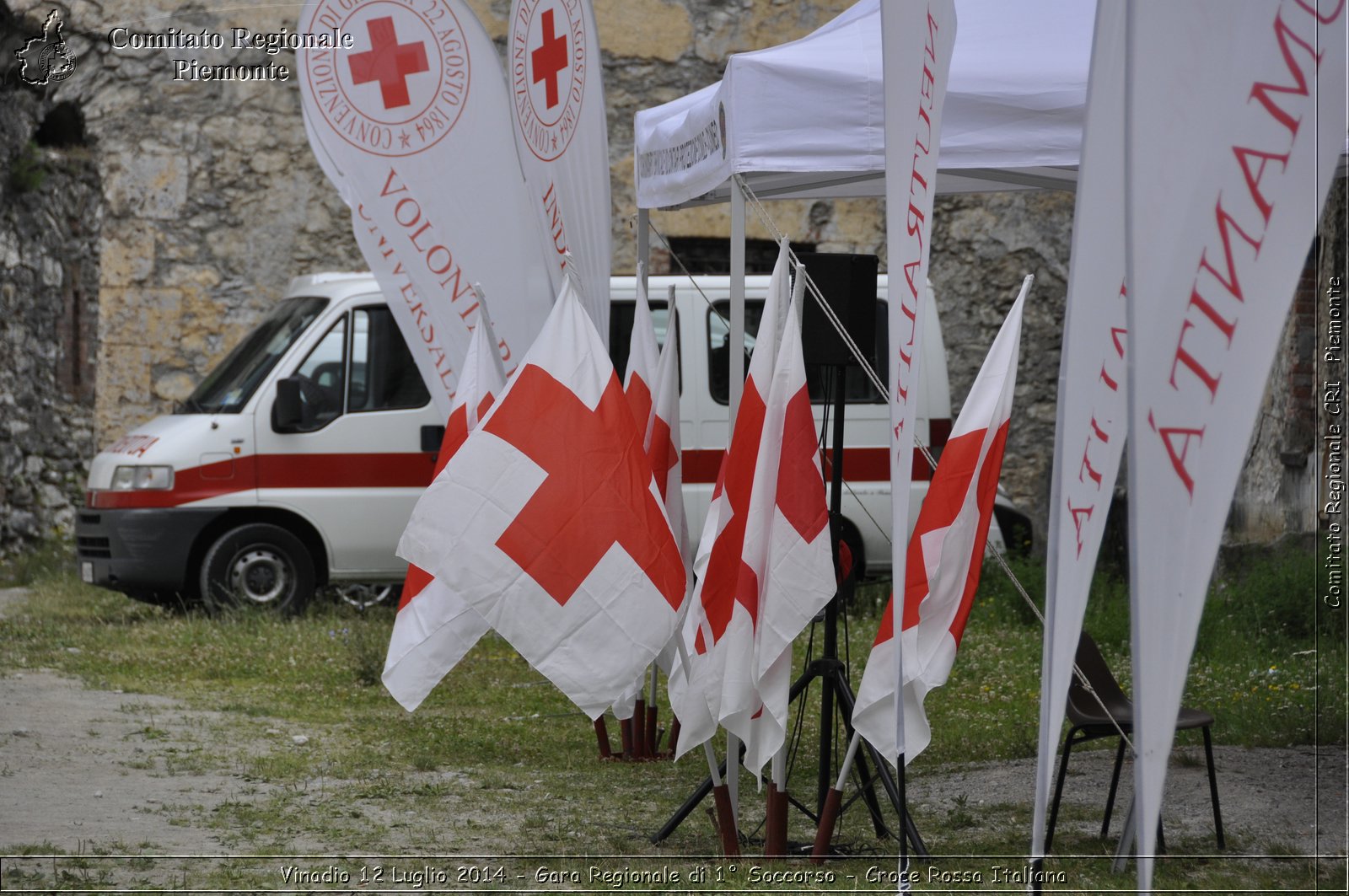 Vinadio 12 Luglio 2014 - Gara Regionale di 1 Soccorso - Croce Rossa Italiana- Comitato Regionale del Piemonte