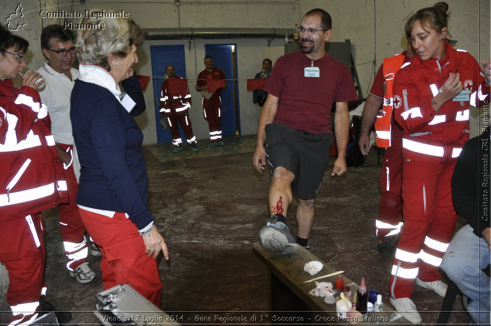 Vinadio 12 Luglio 2014 - Gara Regionale di 1 Soccorso - Croce Rossa Italiana- Comitato Regionale del Piemonte