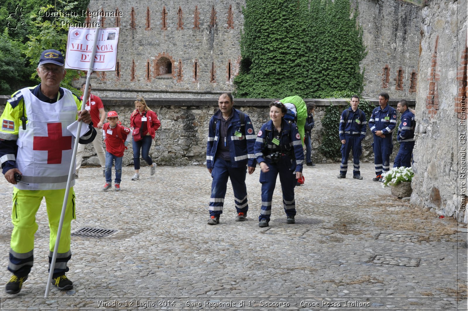 Vinadio 12 Luglio 2014 - Gara Regionale di 1 Soccorso - Croce Rossa Italiana- Comitato Regionale del Piemonte