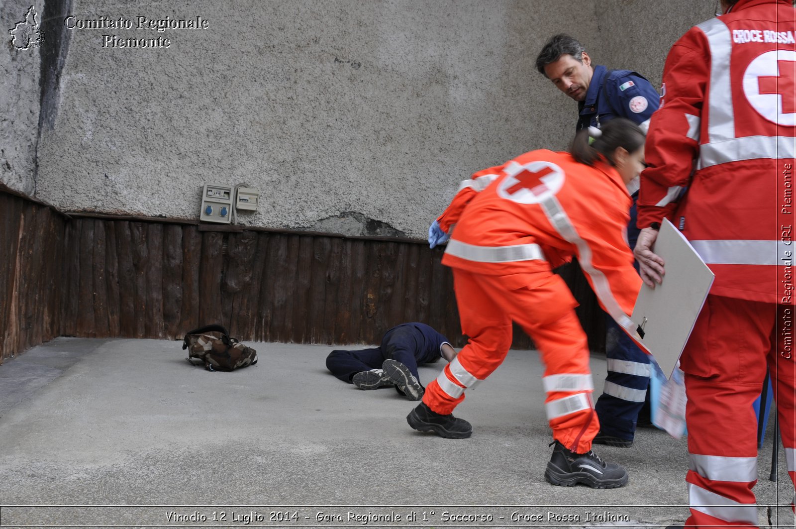 Vinadio 12 Luglio 2014 - Gara Regionale di 1 Soccorso - Croce Rossa Italiana- Comitato Regionale del Piemonte