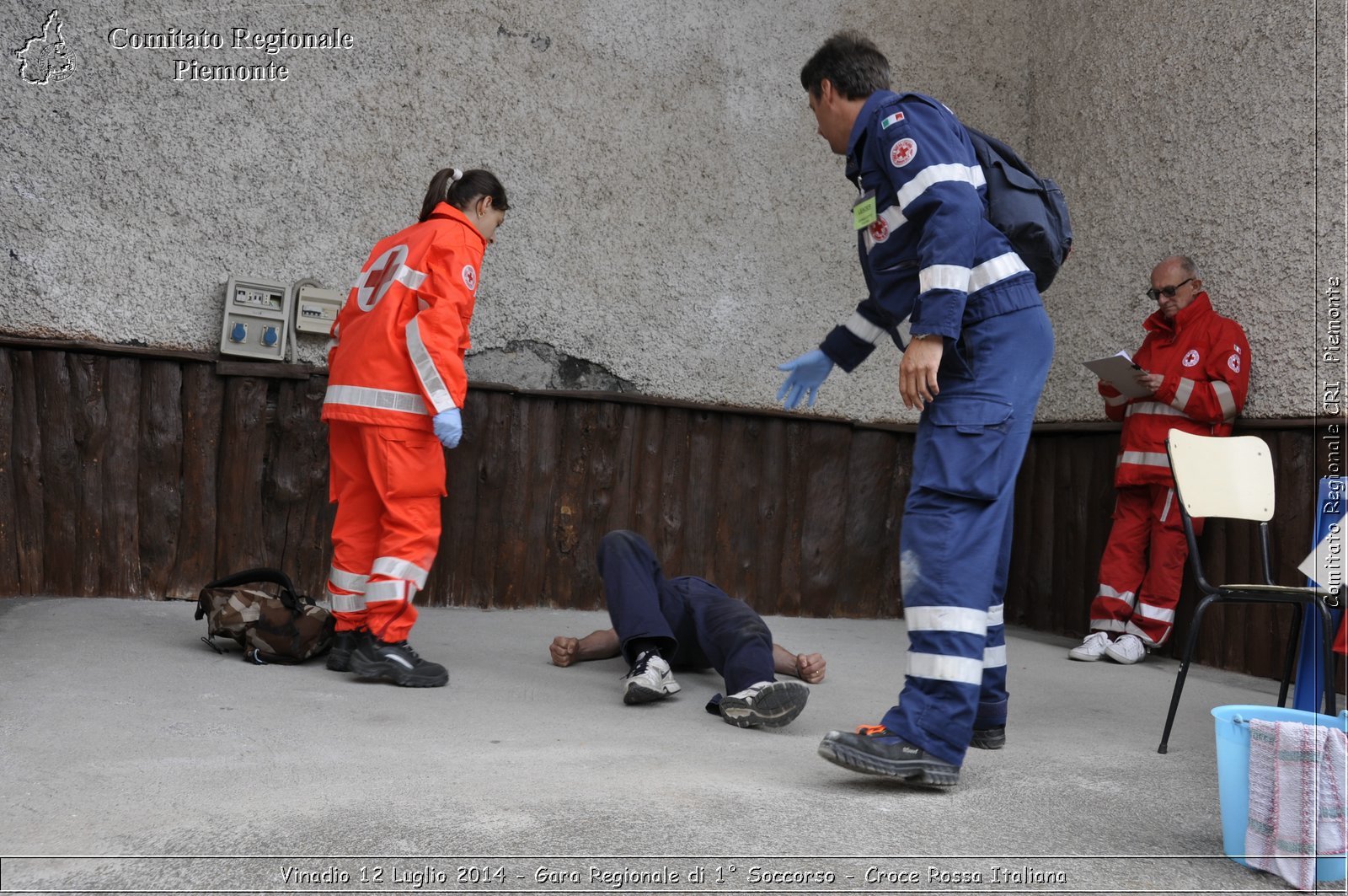 Vinadio 12 Luglio 2014 - Gara Regionale di 1 Soccorso - Croce Rossa Italiana- Comitato Regionale del Piemonte