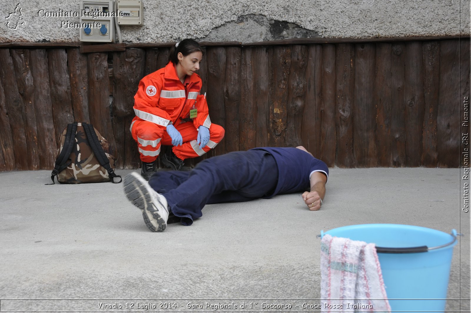 Vinadio 12 Luglio 2014 - Gara Regionale di 1 Soccorso - Croce Rossa Italiana- Comitato Regionale del Piemonte