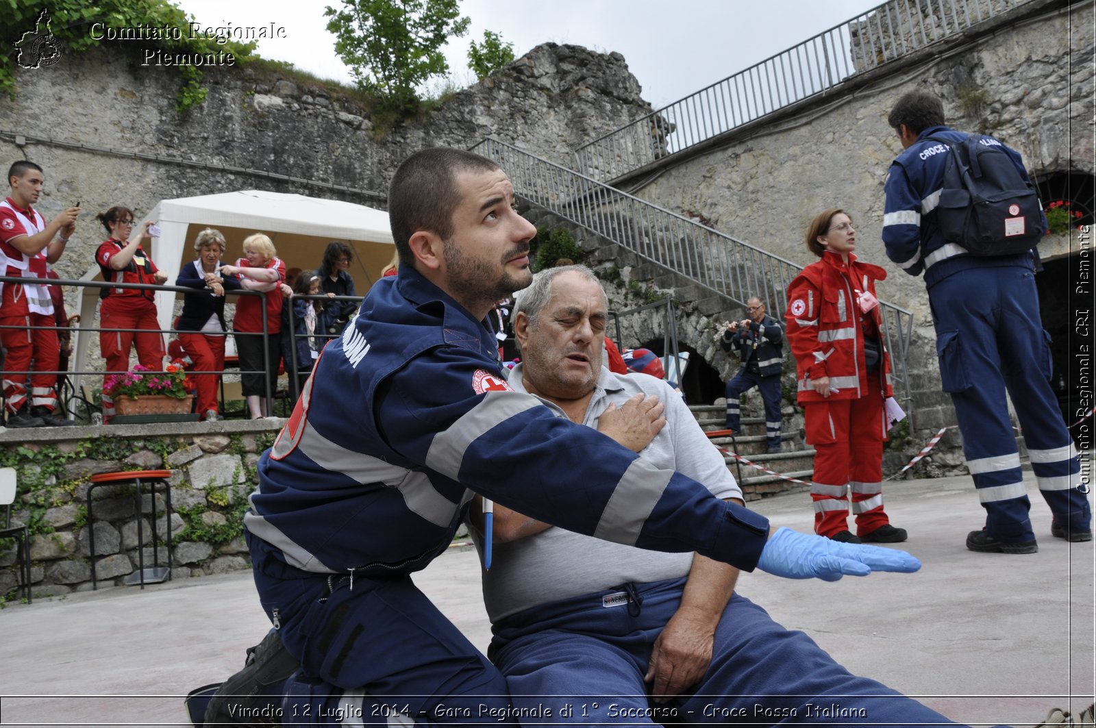 Vinadio 12 Luglio 2014 - Gara Regionale di 1 Soccorso - Croce Rossa Italiana- Comitato Regionale del Piemonte