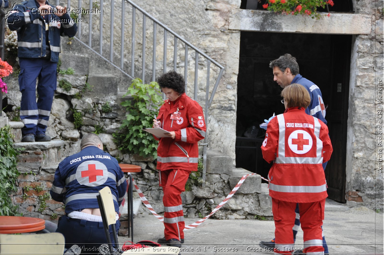 Vinadio 12 Luglio 2014 - Gara Regionale di 1 Soccorso - Croce Rossa Italiana- Comitato Regionale del Piemonte