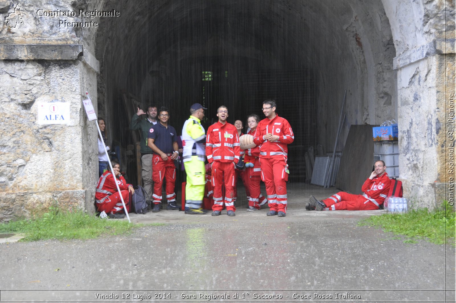 Vinadio 12 Luglio 2014 - Gara Regionale di 1 Soccorso - Croce Rossa Italiana- Comitato Regionale del Piemonte