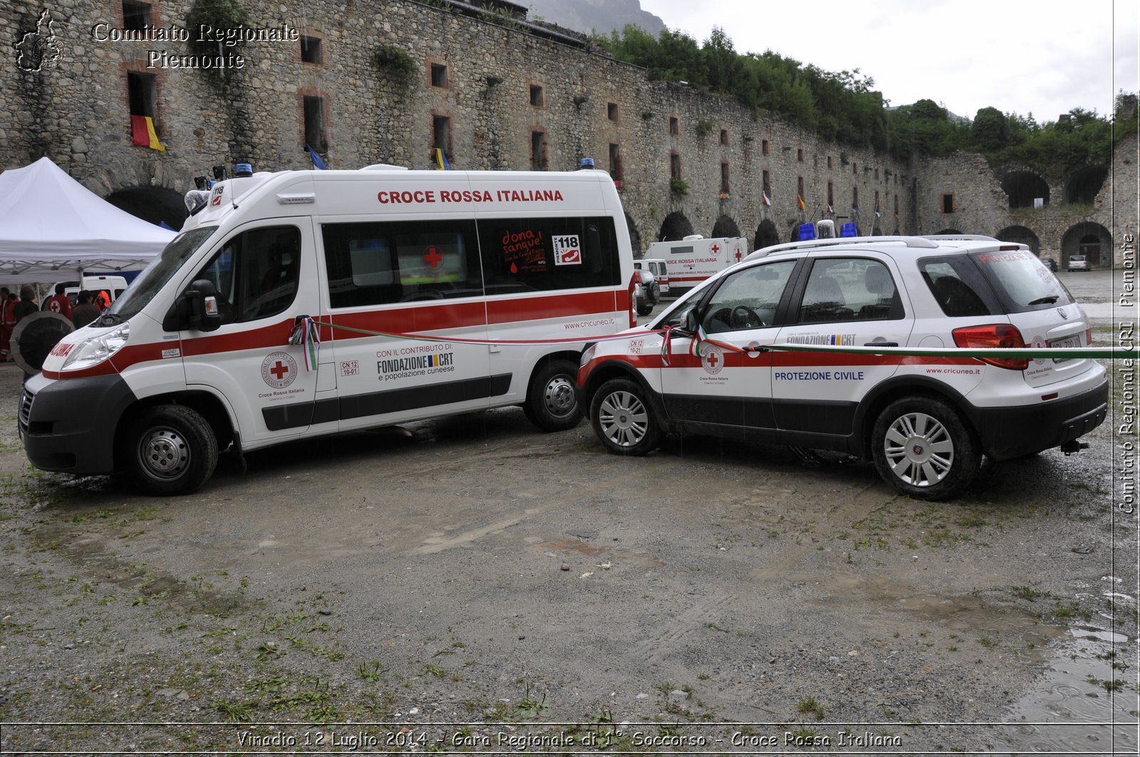 Vinadio 12 Luglio 2014 - Gara Regionale di 1 Soccorso - Croce Rossa Italiana- Comitato Regionale del Piemonte