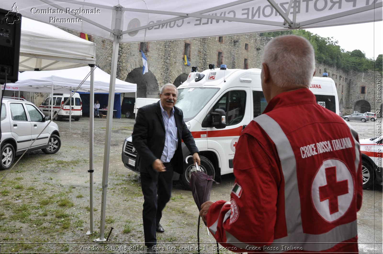 Vinadio 12 Luglio 2014 - Gara Regionale di 1 Soccorso - Croce Rossa Italiana- Comitato Regionale del Piemonte