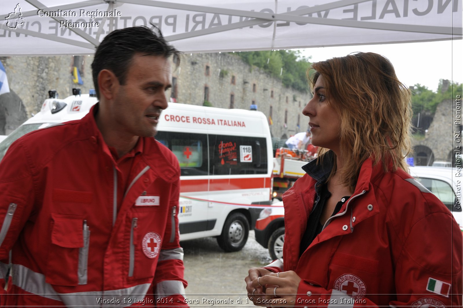 Vinadio 12 Luglio 2014 - Gara Regionale di 1 Soccorso - Croce Rossa Italiana- Comitato Regionale del Piemonte