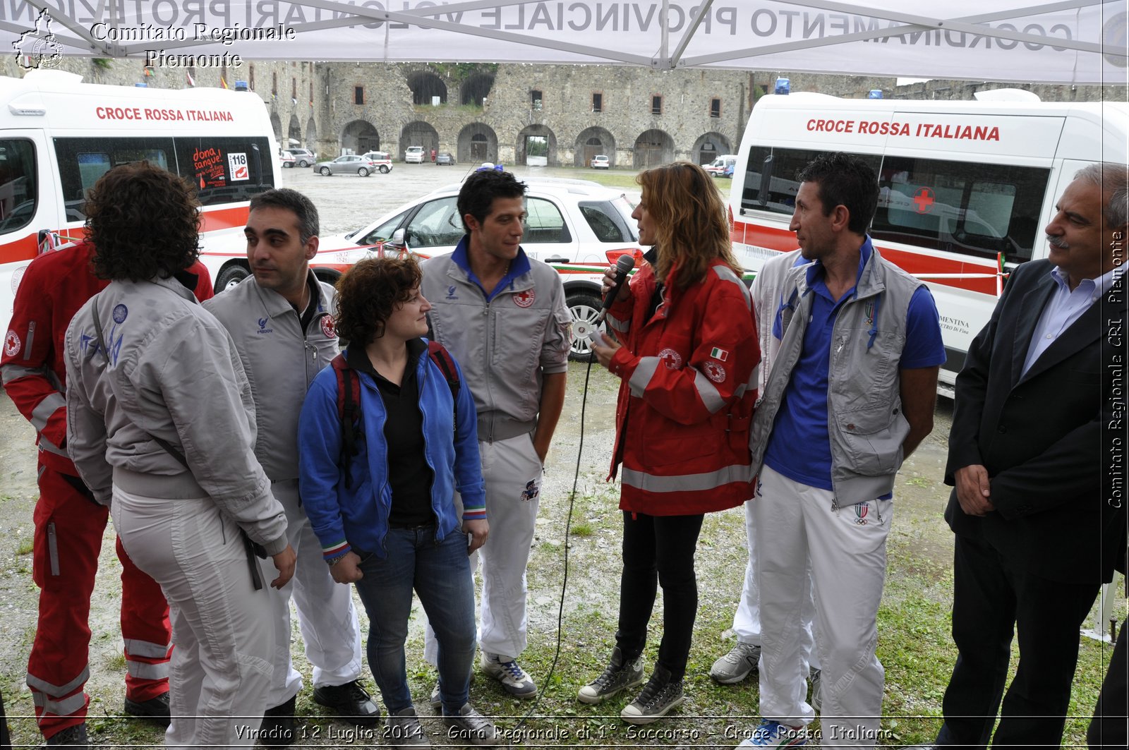 Vinadio 12 Luglio 2014 - Gara Regionale di 1 Soccorso - Croce Rossa Italiana- Comitato Regionale del Piemonte