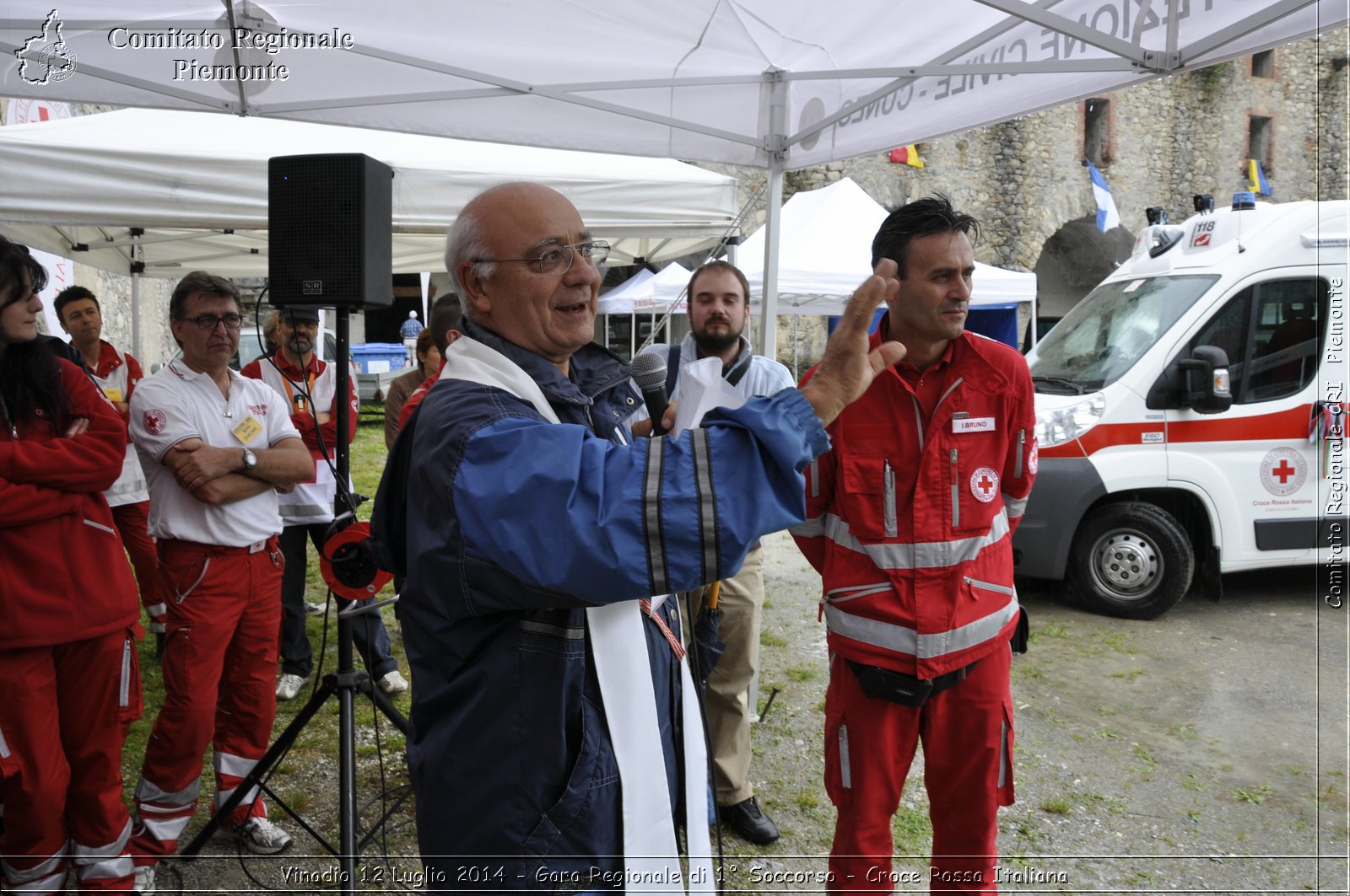 Vinadio 12 Luglio 2014 - Gara Regionale di 1 Soccorso - Croce Rossa Italiana- Comitato Regionale del Piemonte