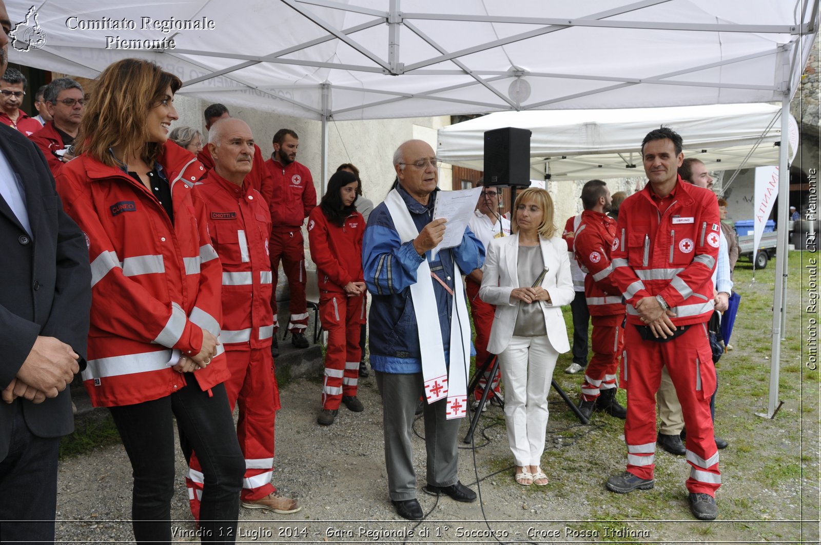 Vinadio 12 Luglio 2014 - Gara Regionale di 1 Soccorso - Croce Rossa Italiana- Comitato Regionale del Piemonte