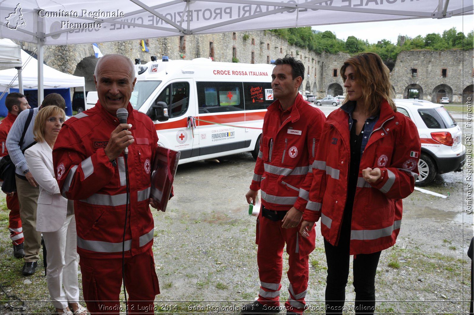 Vinadio 12 Luglio 2014 - Gara Regionale di 1 Soccorso - Croce Rossa Italiana- Comitato Regionale del Piemonte