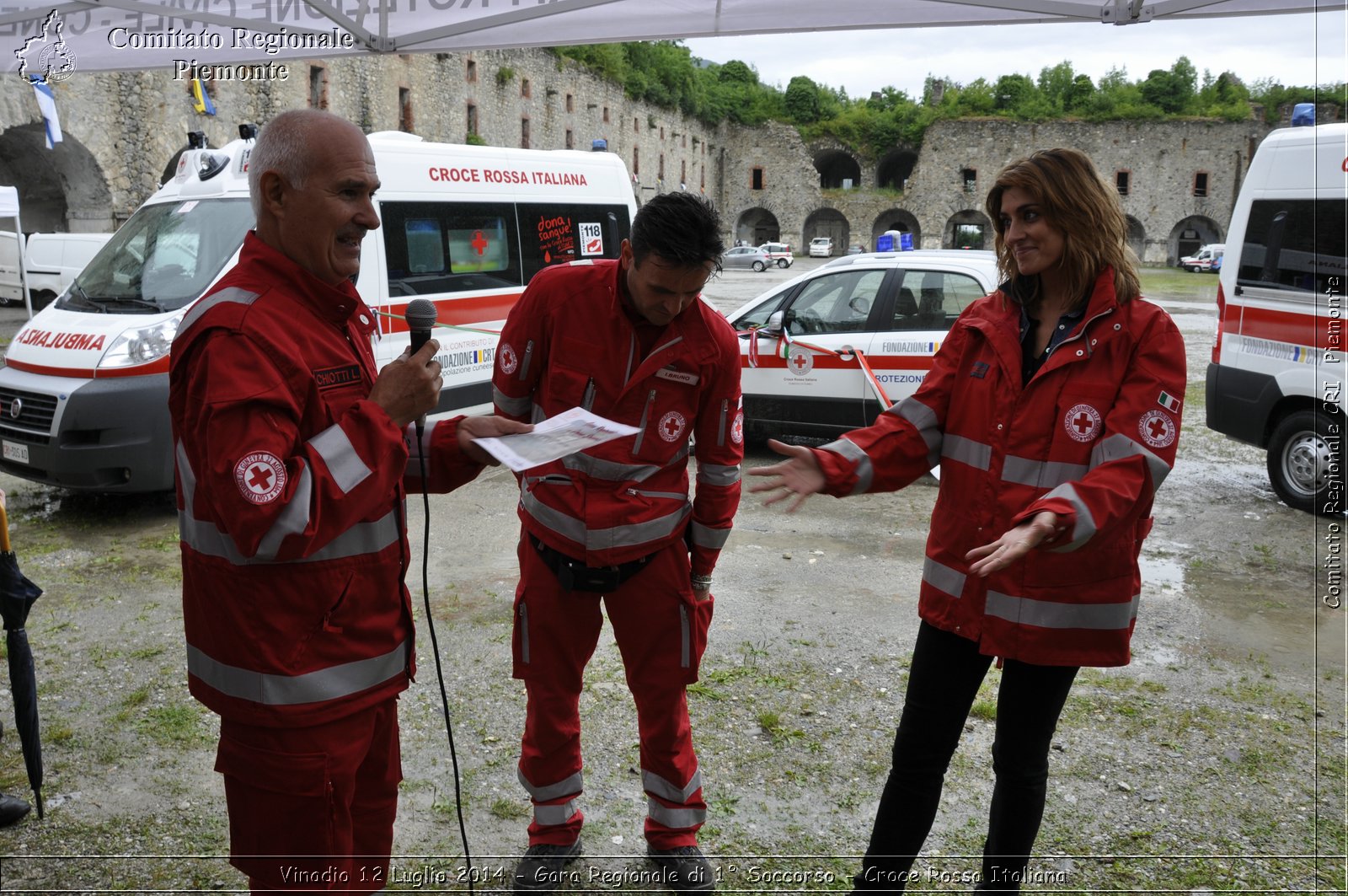 Vinadio 12 Luglio 2014 - Gara Regionale di 1 Soccorso - Croce Rossa Italiana- Comitato Regionale del Piemonte