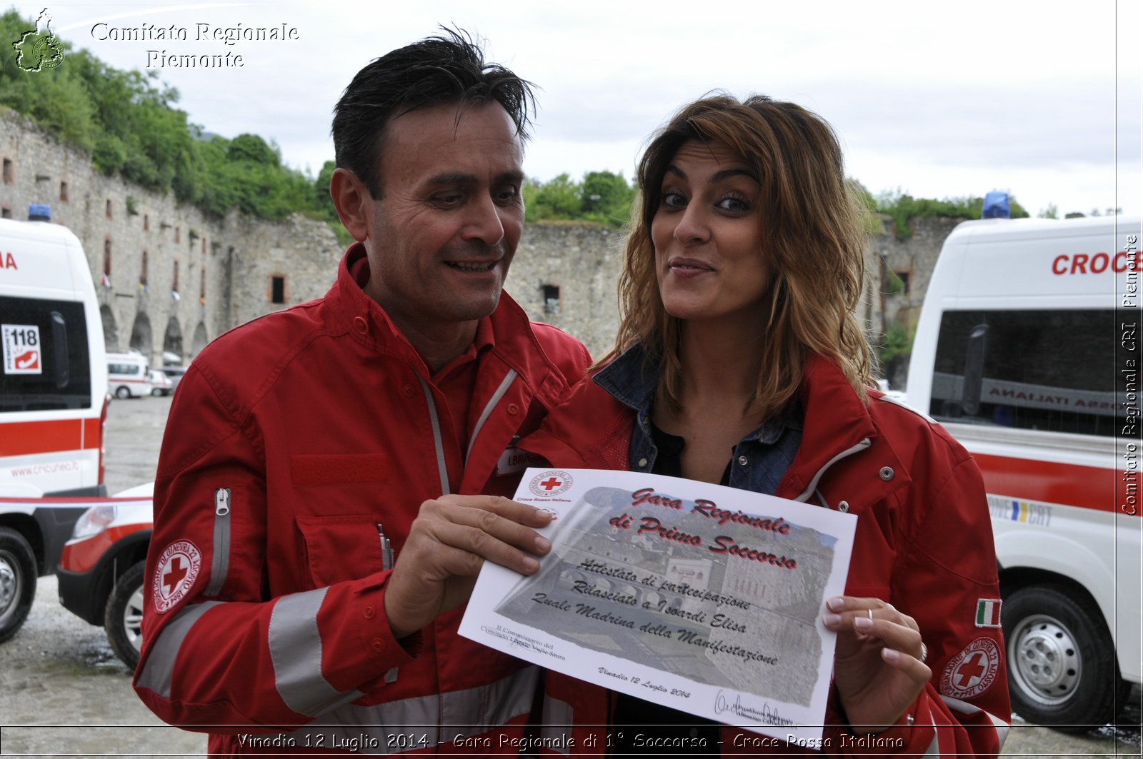 Vinadio 12 Luglio 2014 - Gara Regionale di 1 Soccorso - Croce Rossa Italiana- Comitato Regionale del Piemonte