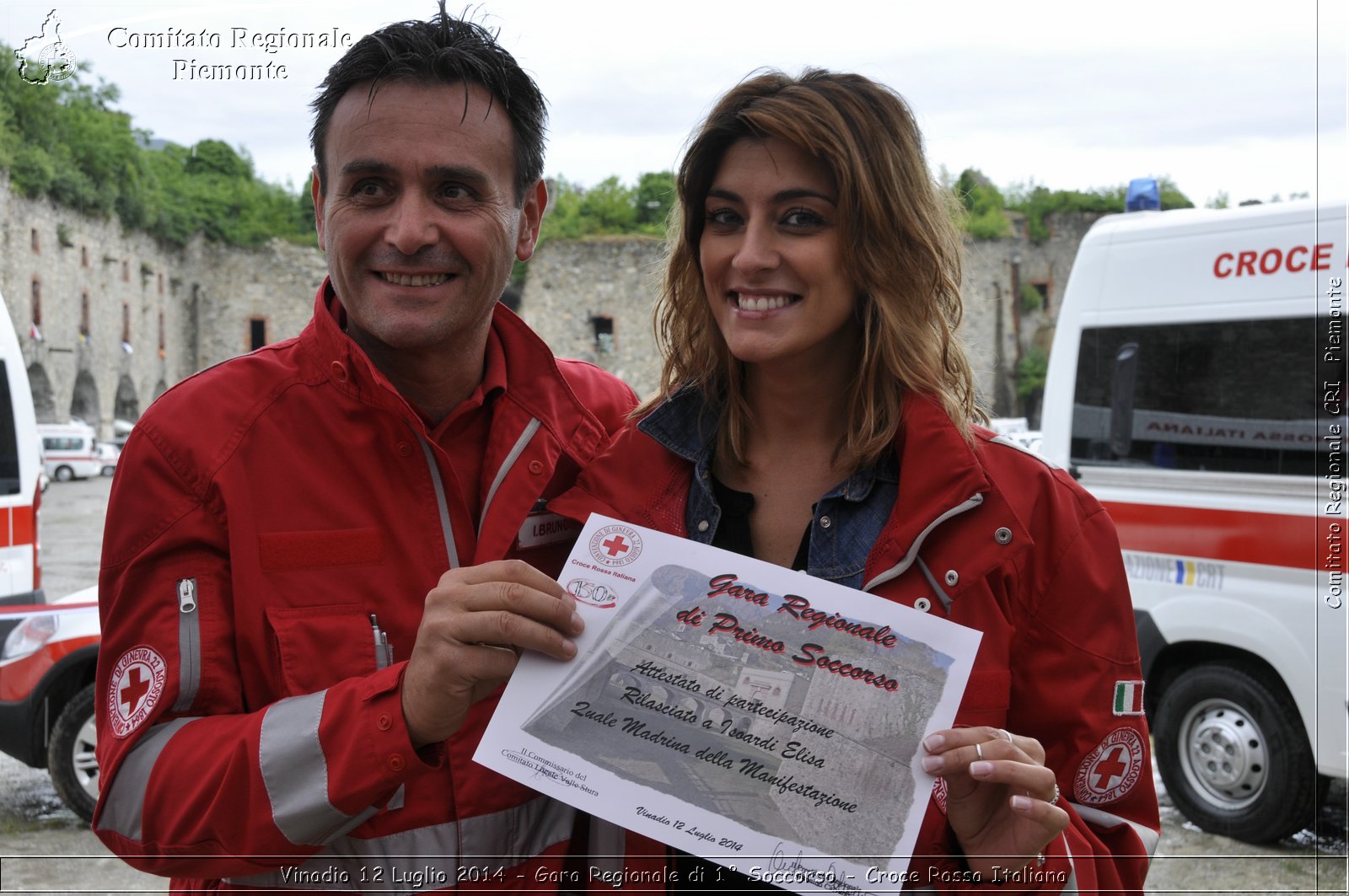 Vinadio 12 Luglio 2014 - Gara Regionale di 1 Soccorso - Croce Rossa Italiana- Comitato Regionale del Piemonte