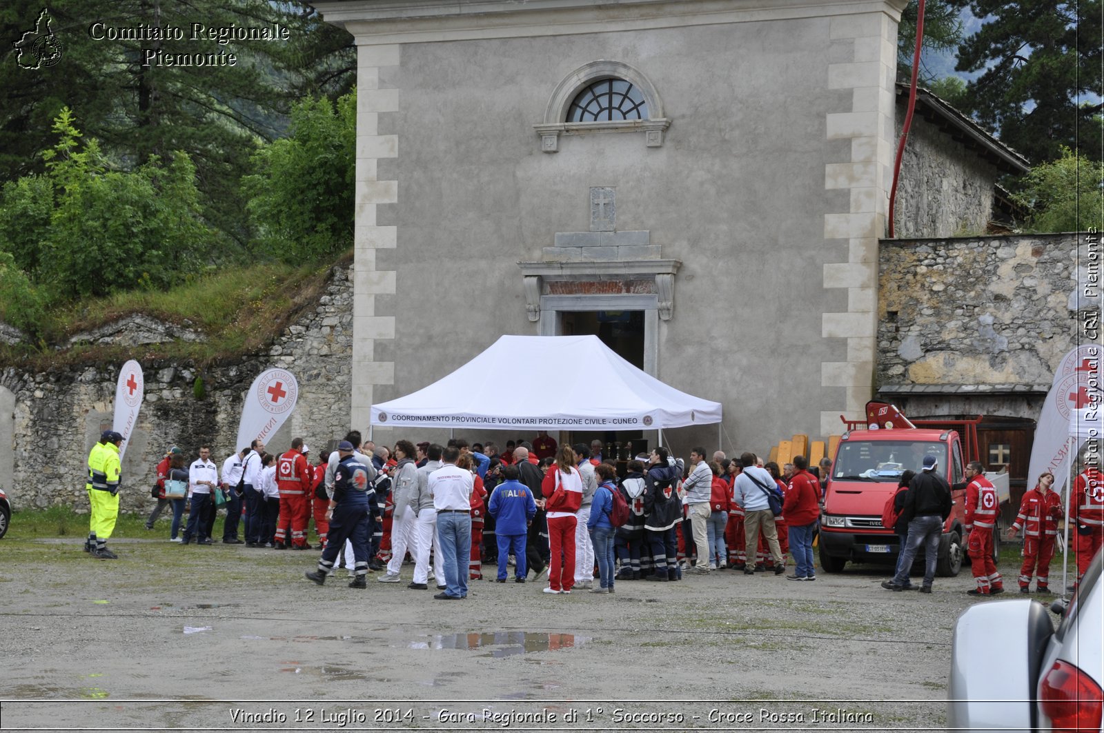 Vinadio 12 Luglio 2014 - Gara Regionale di 1 Soccorso - Croce Rossa Italiana- Comitato Regionale del Piemonte