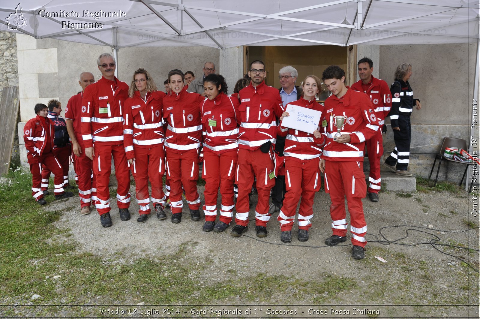 Vinadio 12 Luglio 2014 - Gara Regionale di 1 Soccorso - Croce Rossa Italiana- Comitato Regionale del Piemonte