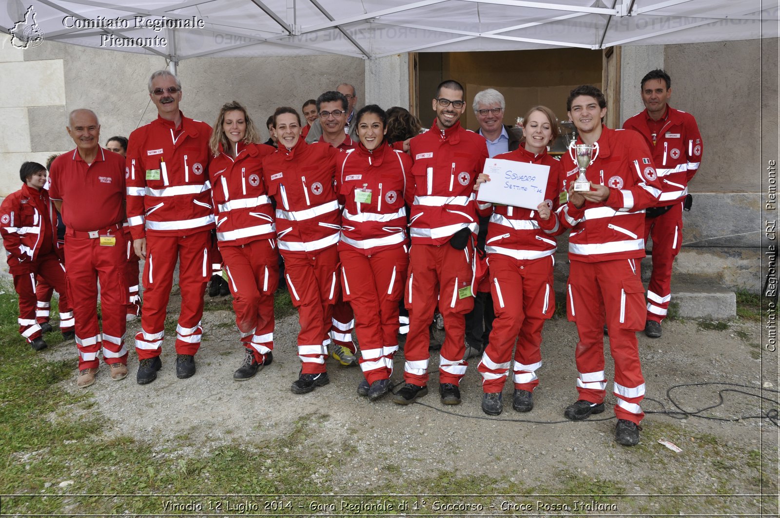 Vinadio 12 Luglio 2014 - Gara Regionale di 1 Soccorso - Croce Rossa Italiana- Comitato Regionale del Piemonte