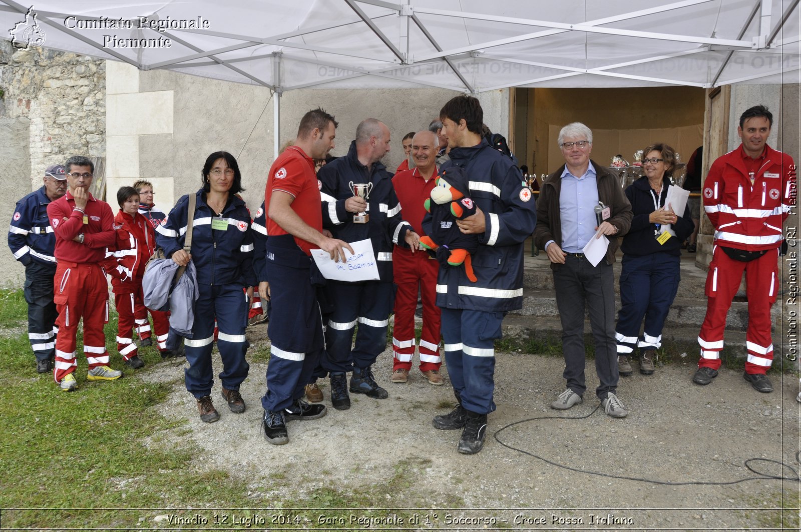 Vinadio 12 Luglio 2014 - Gara Regionale di 1 Soccorso - Croce Rossa Italiana- Comitato Regionale del Piemonte