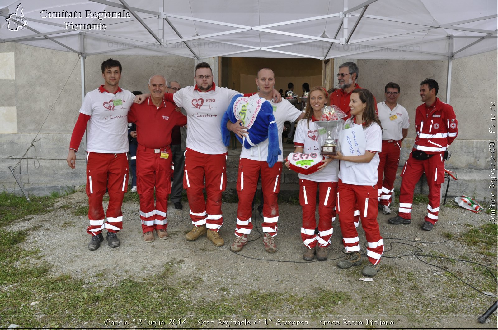 Vinadio 12 Luglio 2014 - Gara Regionale di 1 Soccorso - Croce Rossa Italiana- Comitato Regionale del Piemonte