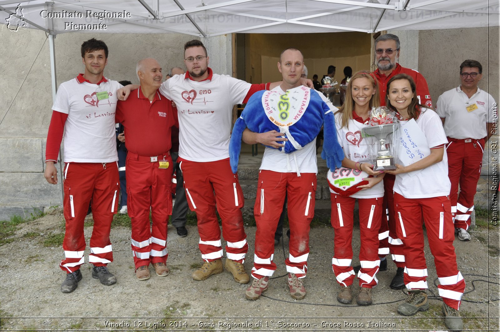 Vinadio 12 Luglio 2014 - Gara Regionale di 1 Soccorso - Croce Rossa Italiana- Comitato Regionale del Piemonte