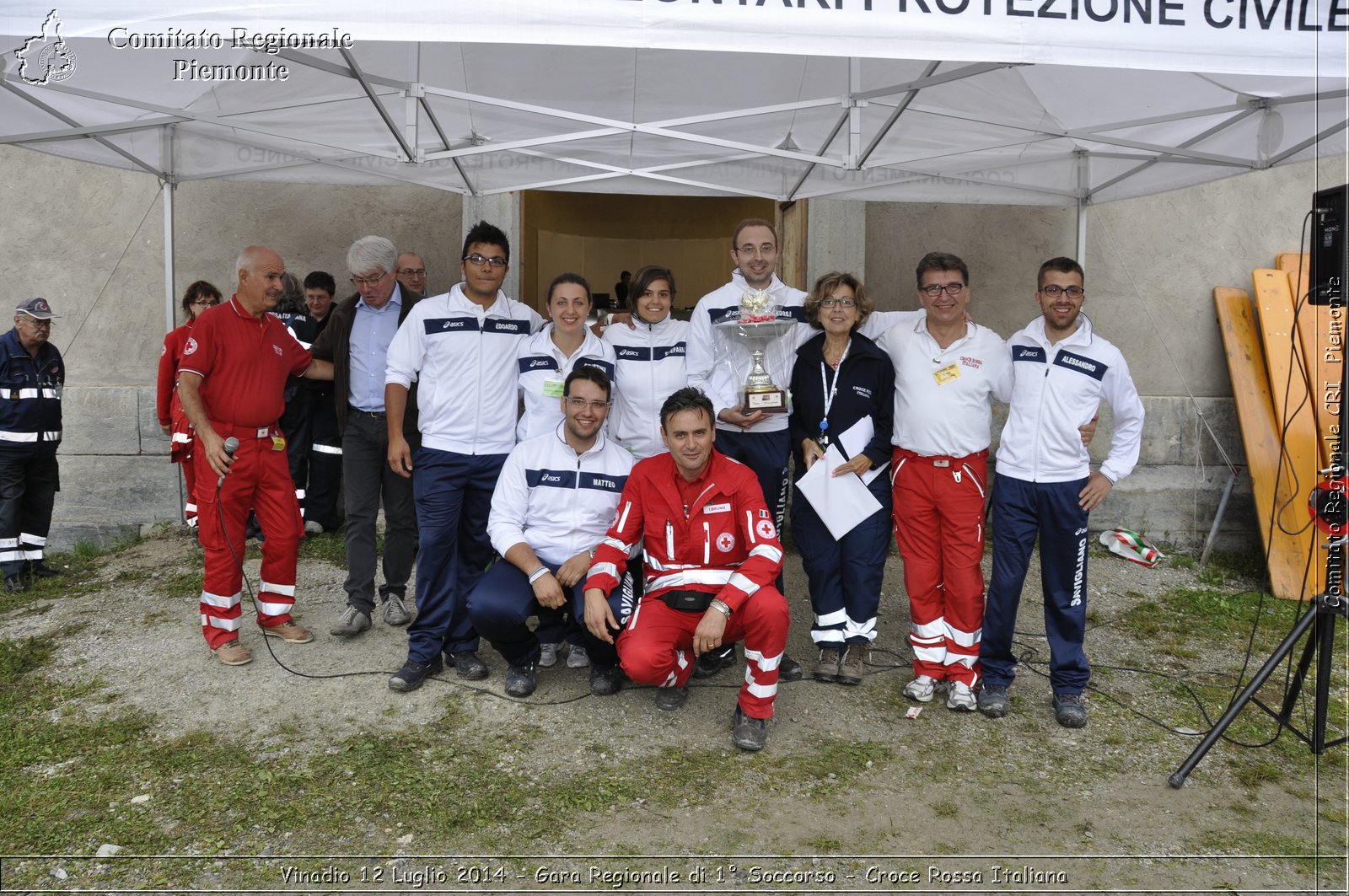 Vinadio 12 Luglio 2014 - Gara Regionale di 1 Soccorso - Croce Rossa Italiana- Comitato Regionale del Piemonte