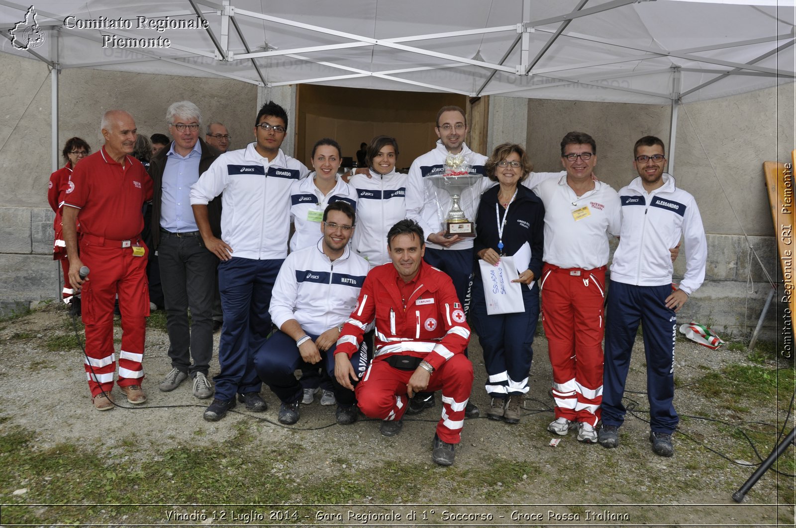 Vinadio 12 Luglio 2014 - Gara Regionale di 1 Soccorso - Croce Rossa Italiana- Comitato Regionale del Piemonte