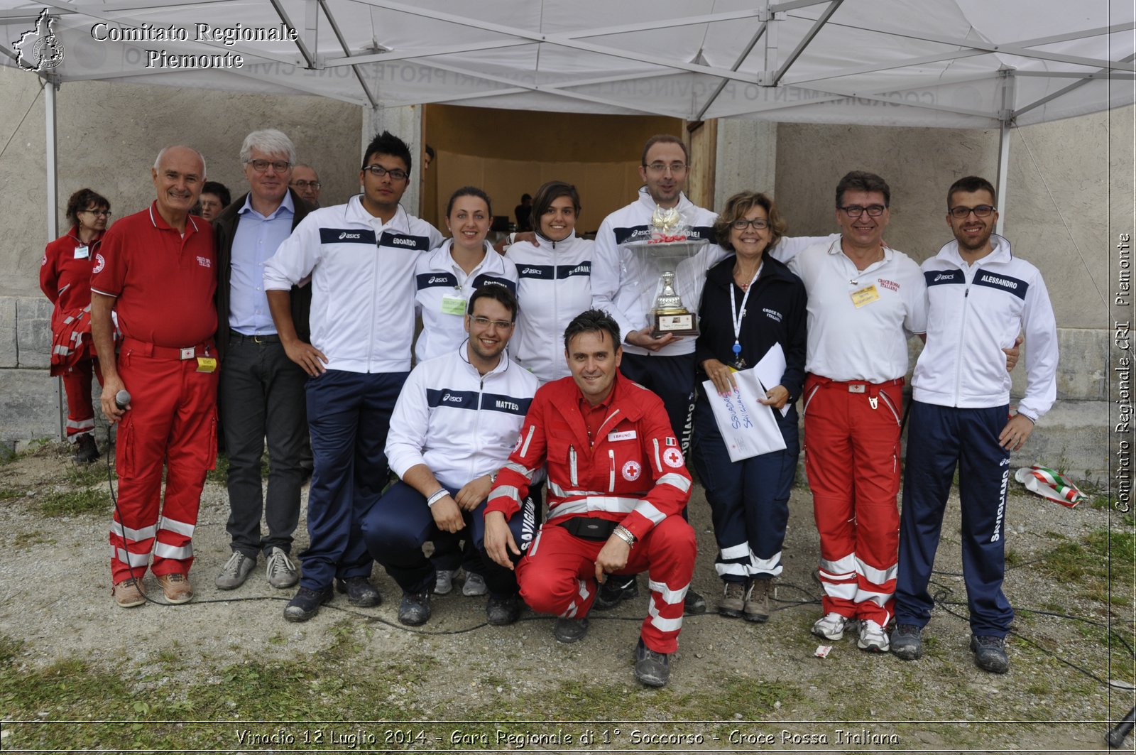 Vinadio 12 Luglio 2014 - Gara Regionale di 1 Soccorso - Croce Rossa Italiana- Comitato Regionale del Piemonte