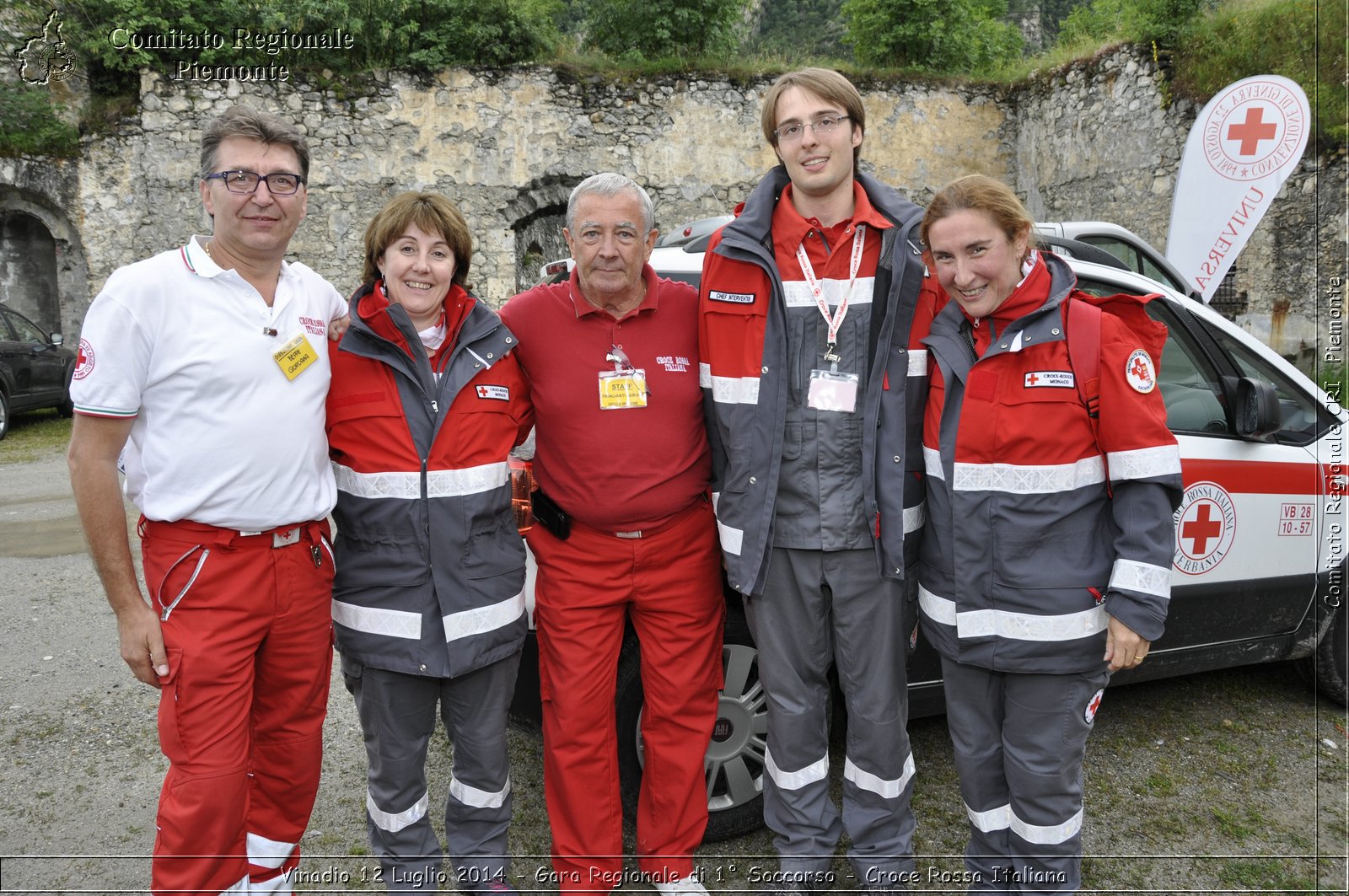 Vinadio 12 Luglio 2014 - Gara Regionale di 1 Soccorso - Croce Rossa Italiana- Comitato Regionale del Piemonte