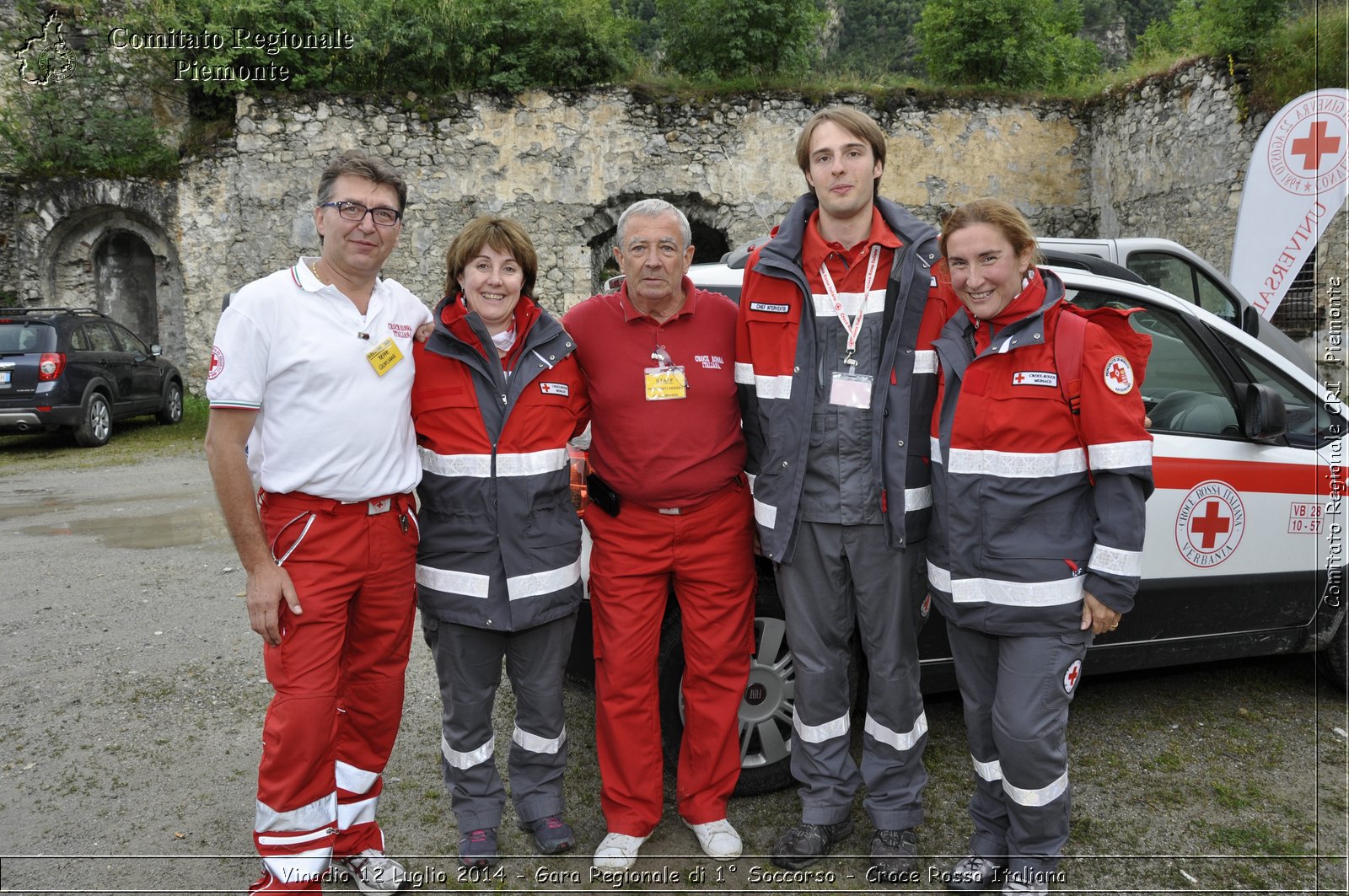 Vinadio 12 Luglio 2014 - Gara Regionale di 1 Soccorso - Croce Rossa Italiana- Comitato Regionale del Piemonte