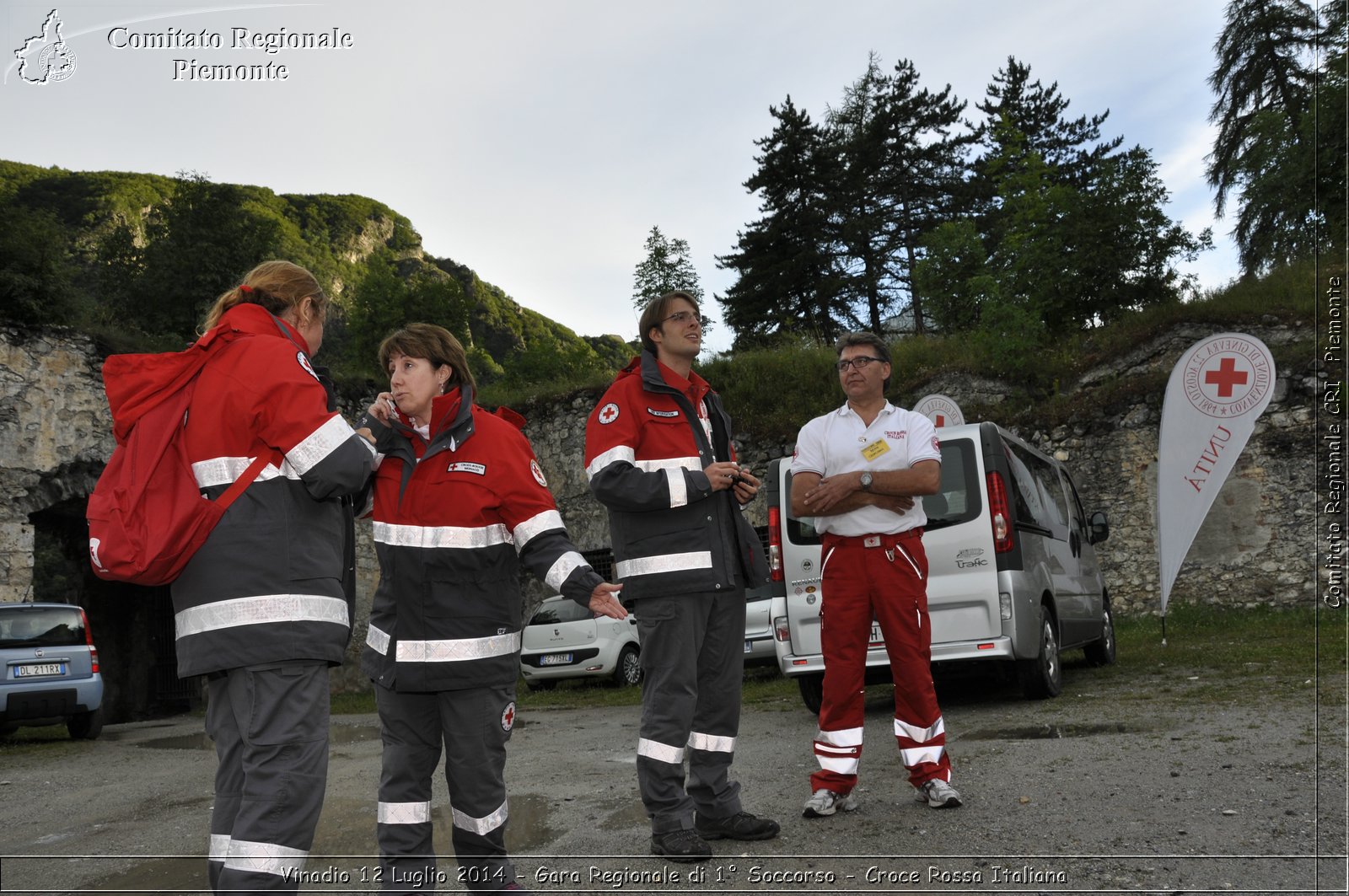 Vinadio 12 Luglio 2014 - Gara Regionale di 1 Soccorso - Croce Rossa Italiana- Comitato Regionale del Piemonte