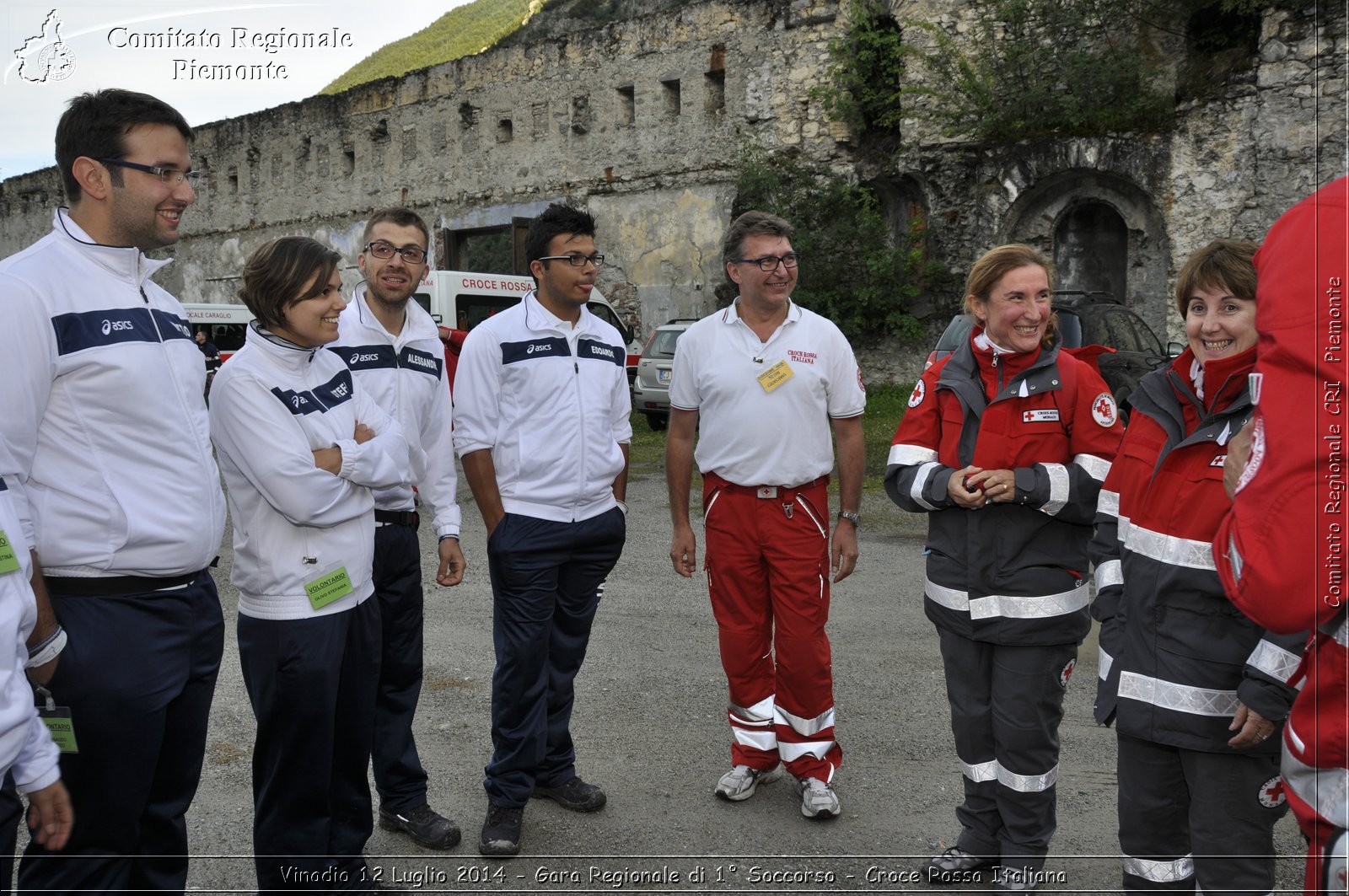 Vinadio 12 Luglio 2014 - Gara Regionale di 1 Soccorso - Croce Rossa Italiana- Comitato Regionale del Piemonte