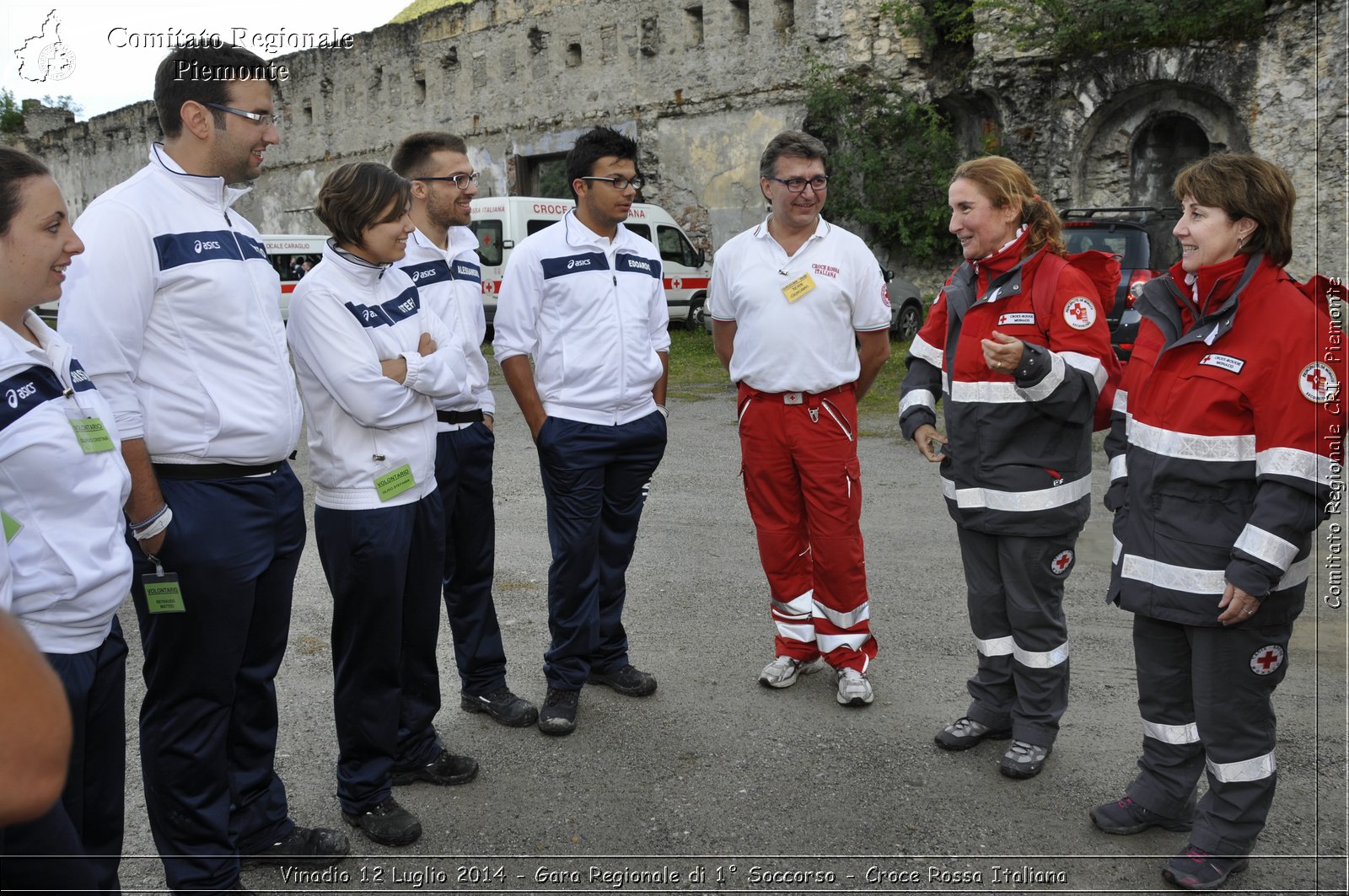 Vinadio 12 Luglio 2014 - Gara Regionale di 1 Soccorso - Croce Rossa Italiana- Comitato Regionale del Piemonte