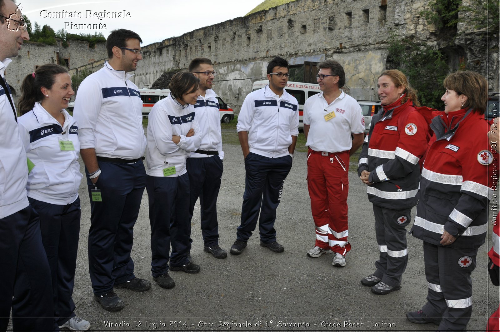 Vinadio 12 Luglio 2014 - Gara Regionale di 1 Soccorso - Croce Rossa Italiana- Comitato Regionale del Piemonte