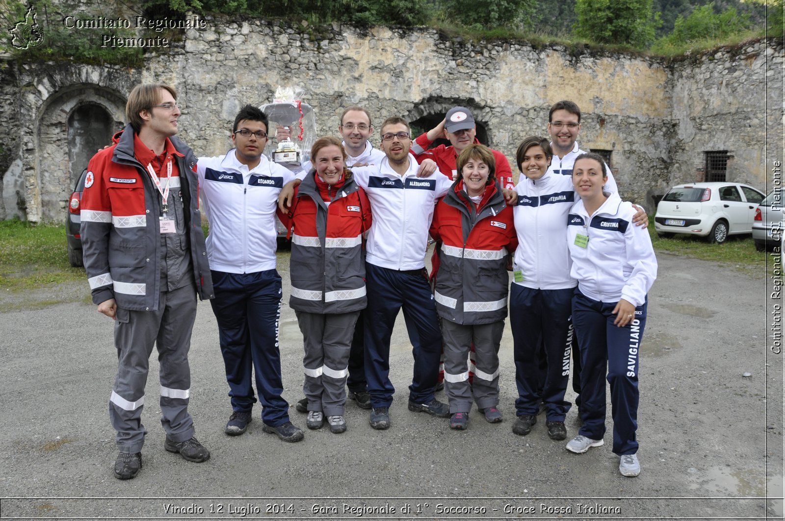 Vinadio 12 Luglio 2014 - Gara Regionale di 1 Soccorso - Croce Rossa Italiana- Comitato Regionale del Piemonte