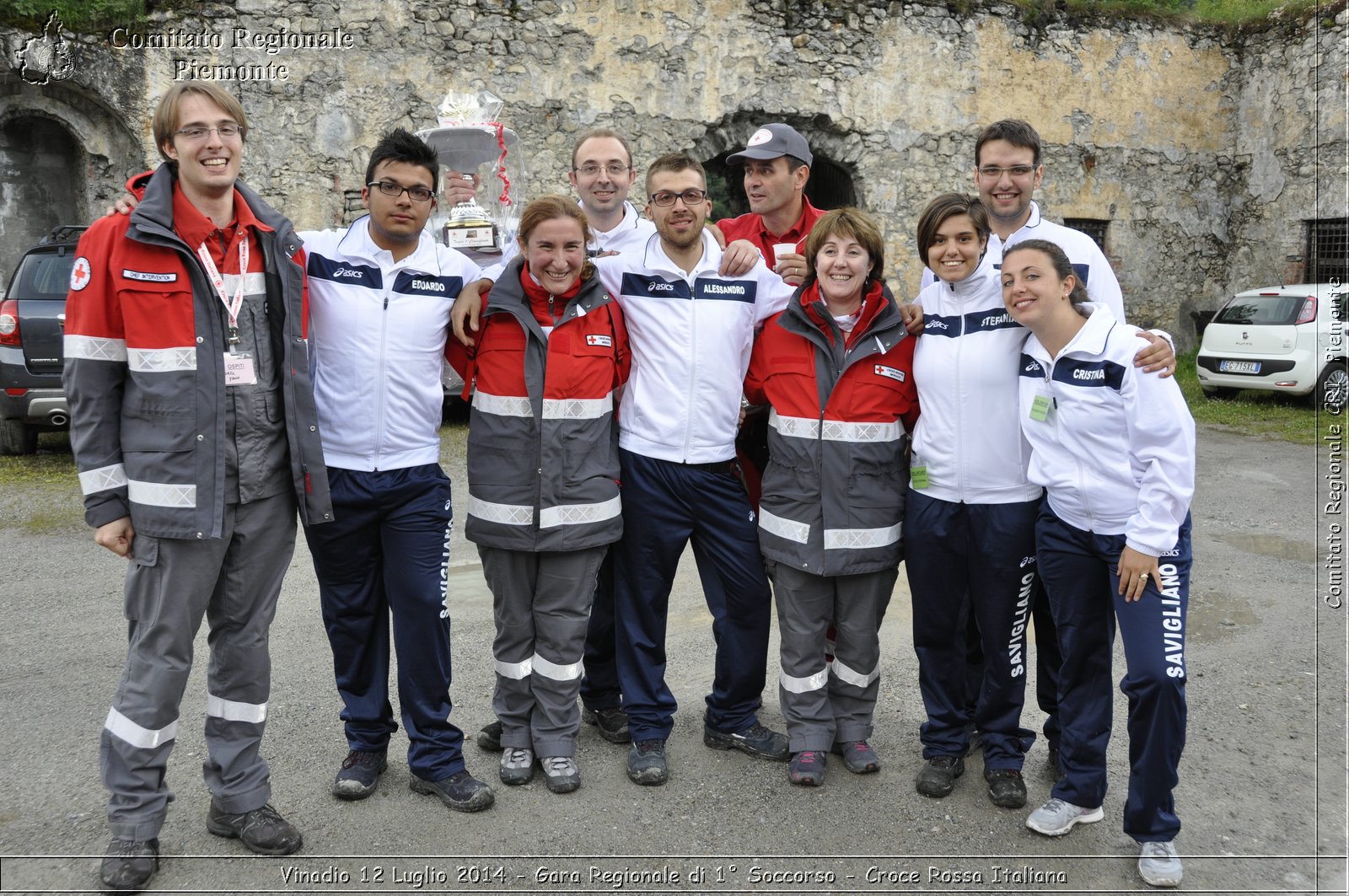 Vinadio 12 Luglio 2014 - Gara Regionale di 1 Soccorso - Croce Rossa Italiana- Comitato Regionale del Piemonte