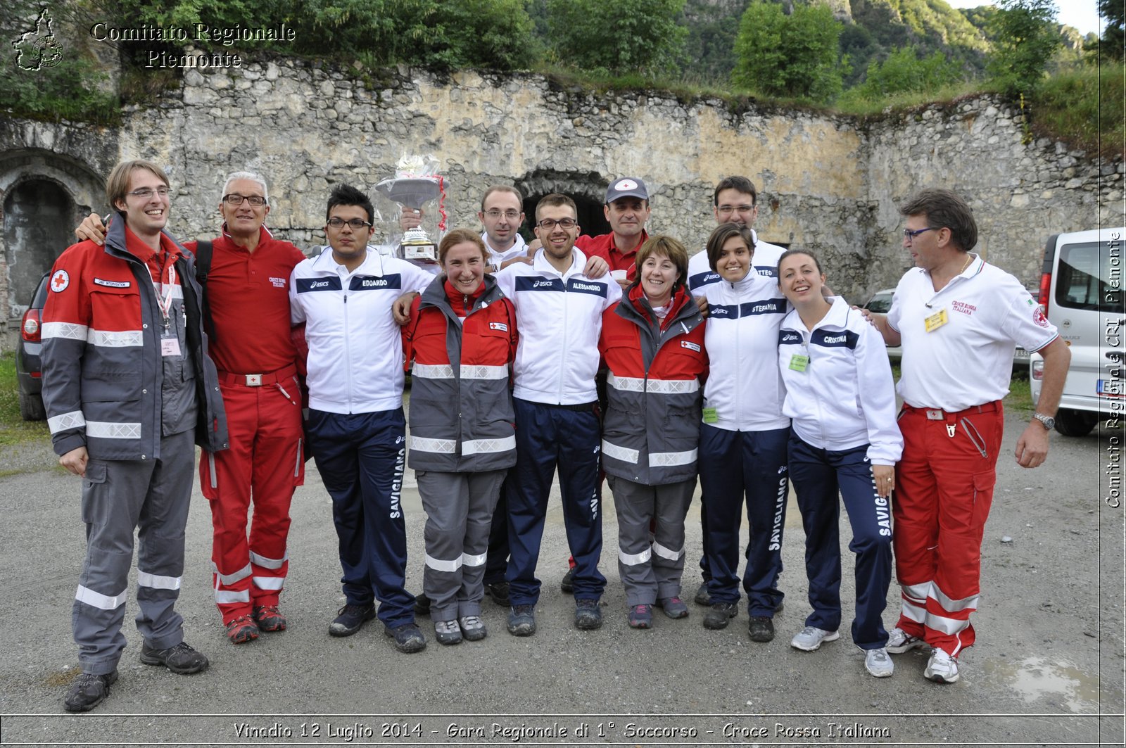 Vinadio 12 Luglio 2014 - Gara Regionale di 1 Soccorso - Croce Rossa Italiana- Comitato Regionale del Piemonte