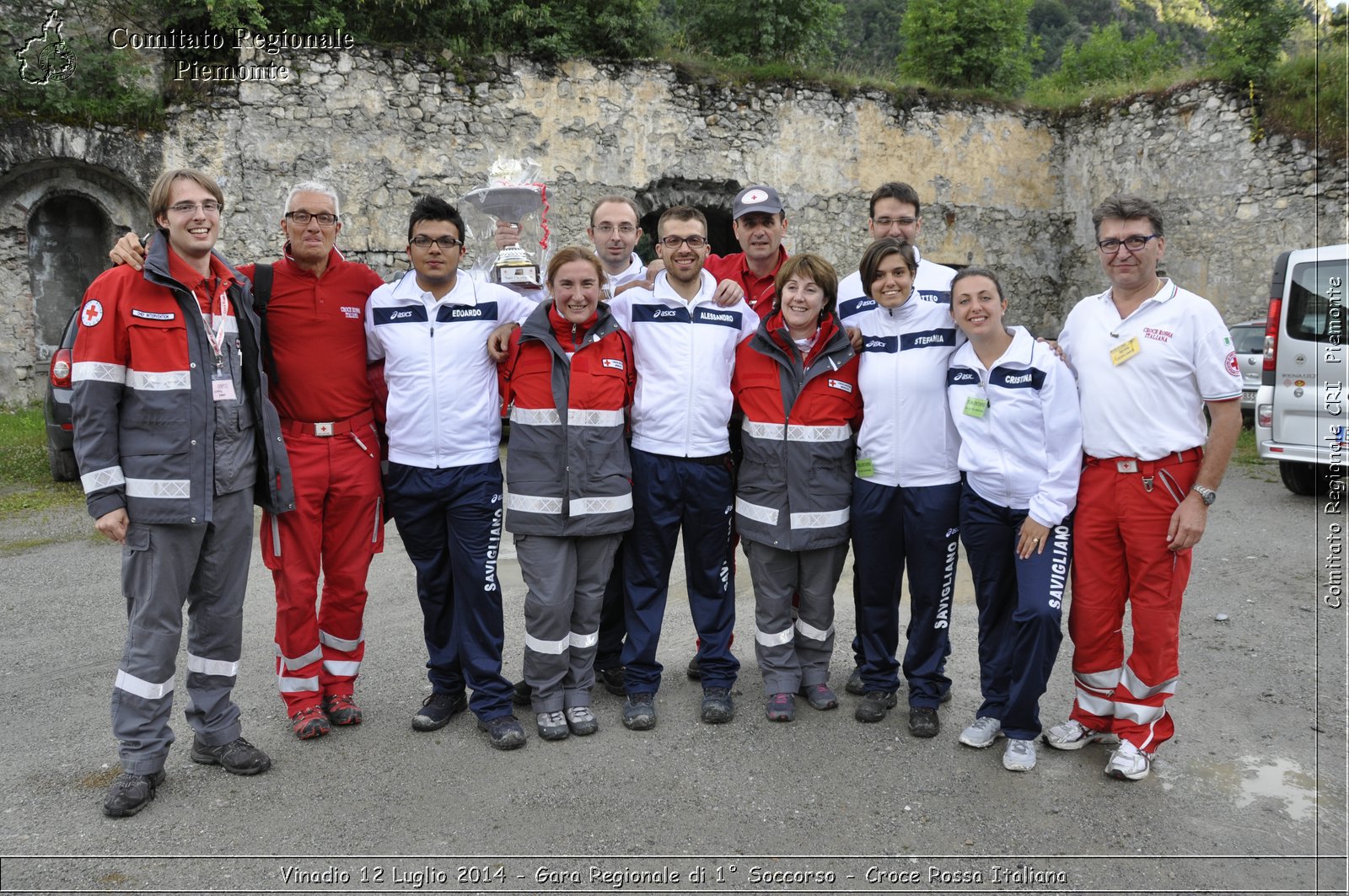 Vinadio 12 Luglio 2014 - Gara Regionale di 1 Soccorso - Croce Rossa Italiana- Comitato Regionale del Piemonte