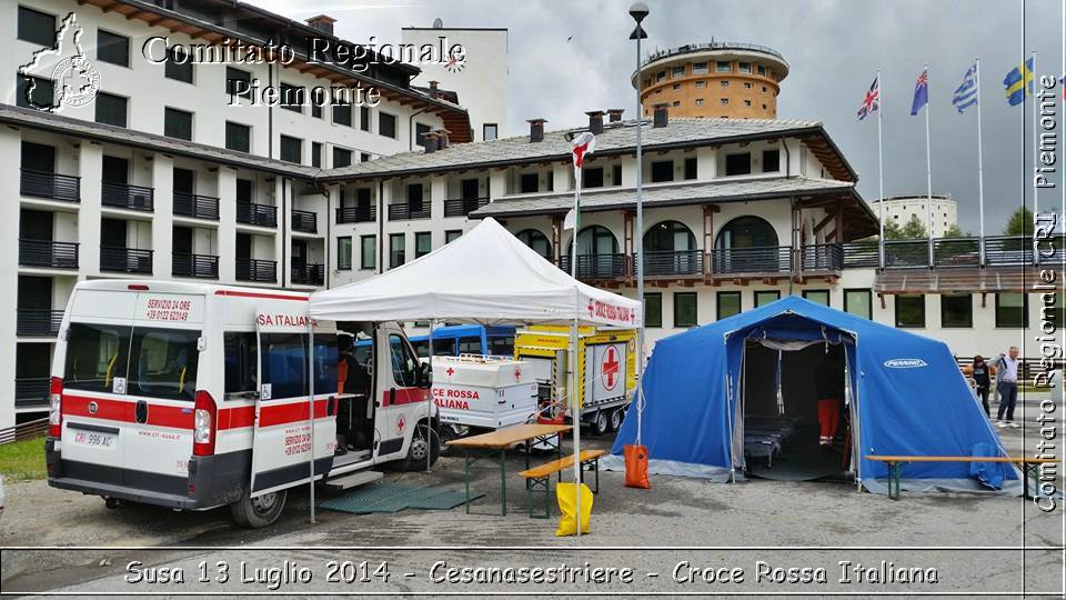 Susa 13 Luglio 2014 - Cesanasestriere - Croce Rossa Italiana- Comitato Regionale del Piemonte