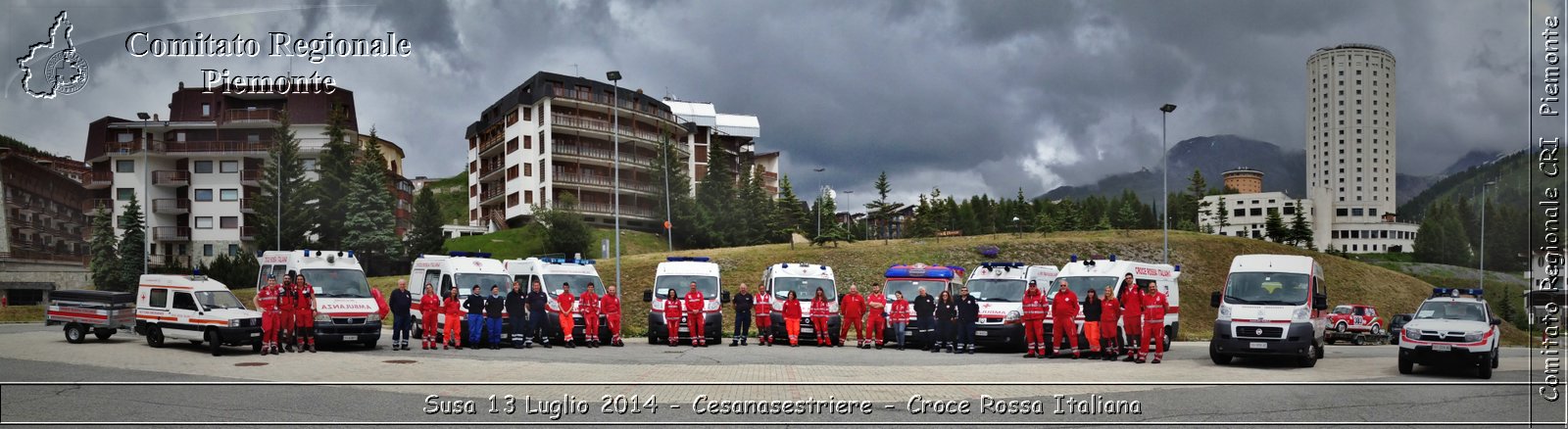 Susa 13 Luglio 2014 - Cesanasestriere - Croce Rossa Italiana- Comitato Regionale del Piemonte