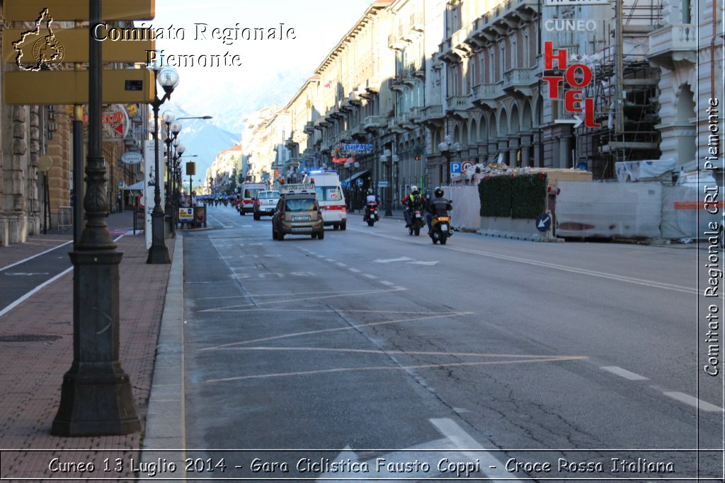 Cuneo 13 Luglio 2014 - Gara Ciclistica Fausto Coppi - Croce Rossa Italiana- Comitato Regionale del Piemonte