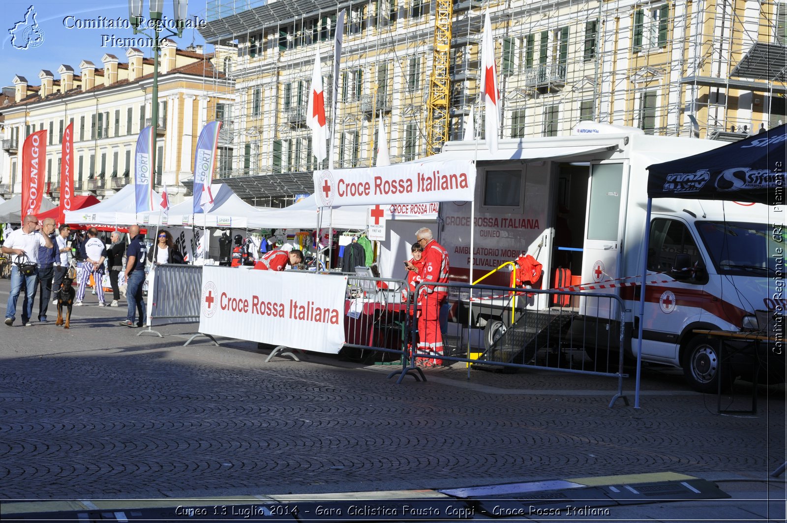 Cuneo 13 Luglio 2014 - Gara Ciclistica Fausto Coppi - Croce Rossa Italiana- Comitato Regionale del Piemonte