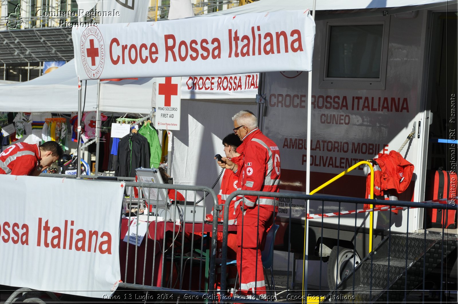 Cuneo 13 Luglio 2014 - Gara Ciclistica Fausto Coppi - Croce Rossa Italiana- Comitato Regionale del Piemonte