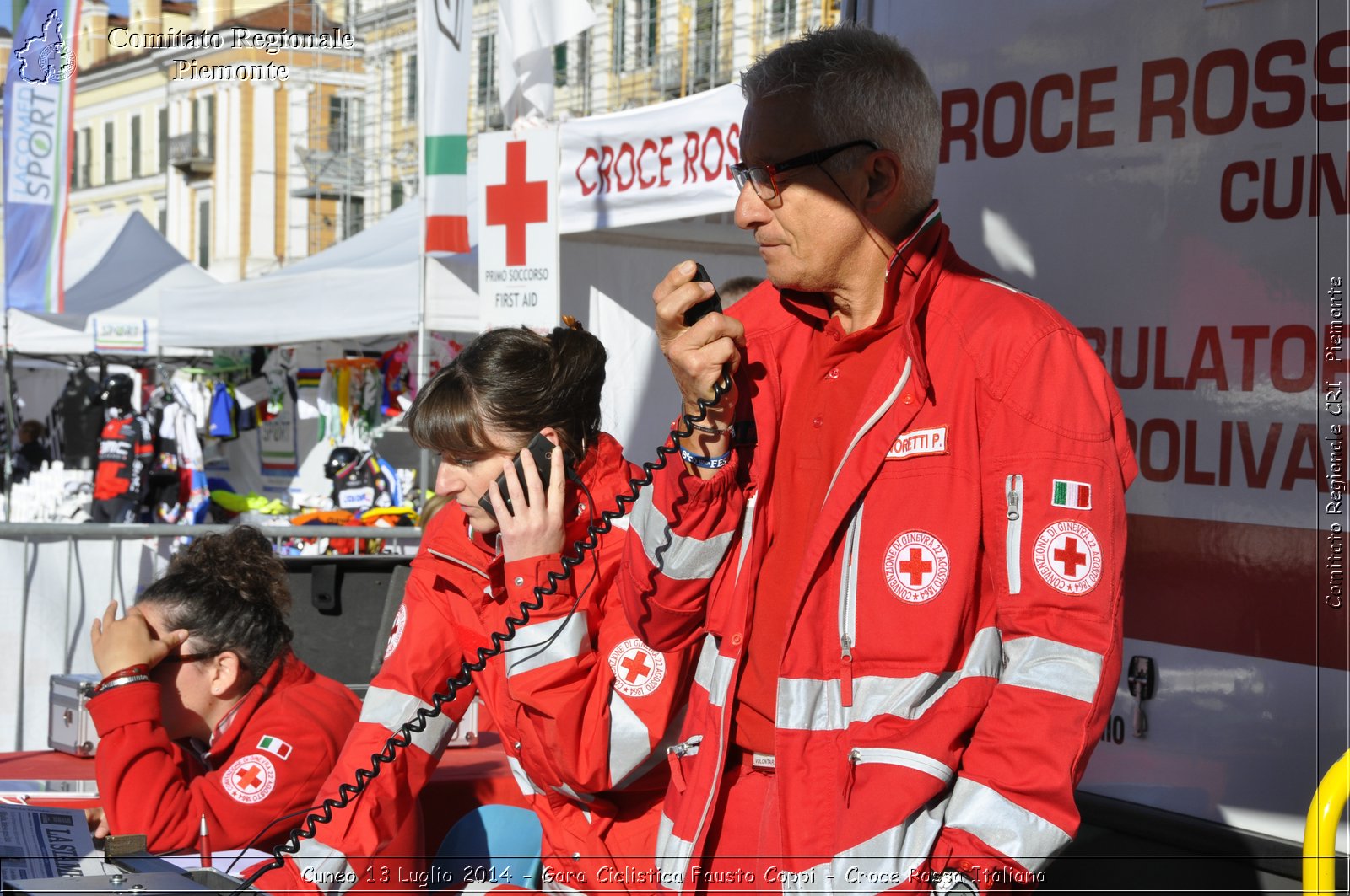 Cuneo 13 Luglio 2014 - Gara Ciclistica Fausto Coppi - Croce Rossa Italiana- Comitato Regionale del Piemonte